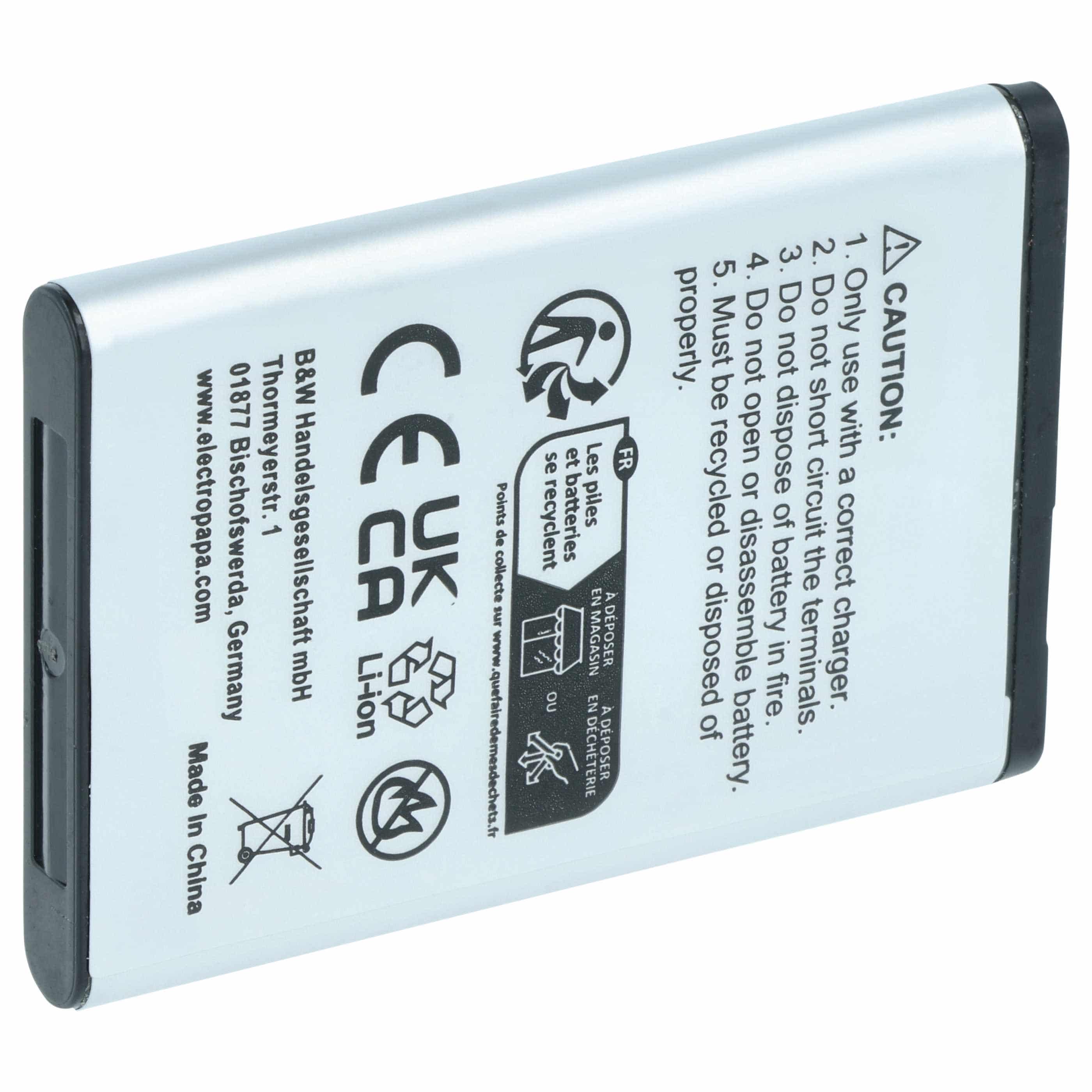 Akumulator do telefonu smartfona zamiennik Samsung AB043446LA, AB043446BE, AB043446BC - 900 mAh 3,7 V Li-Ion