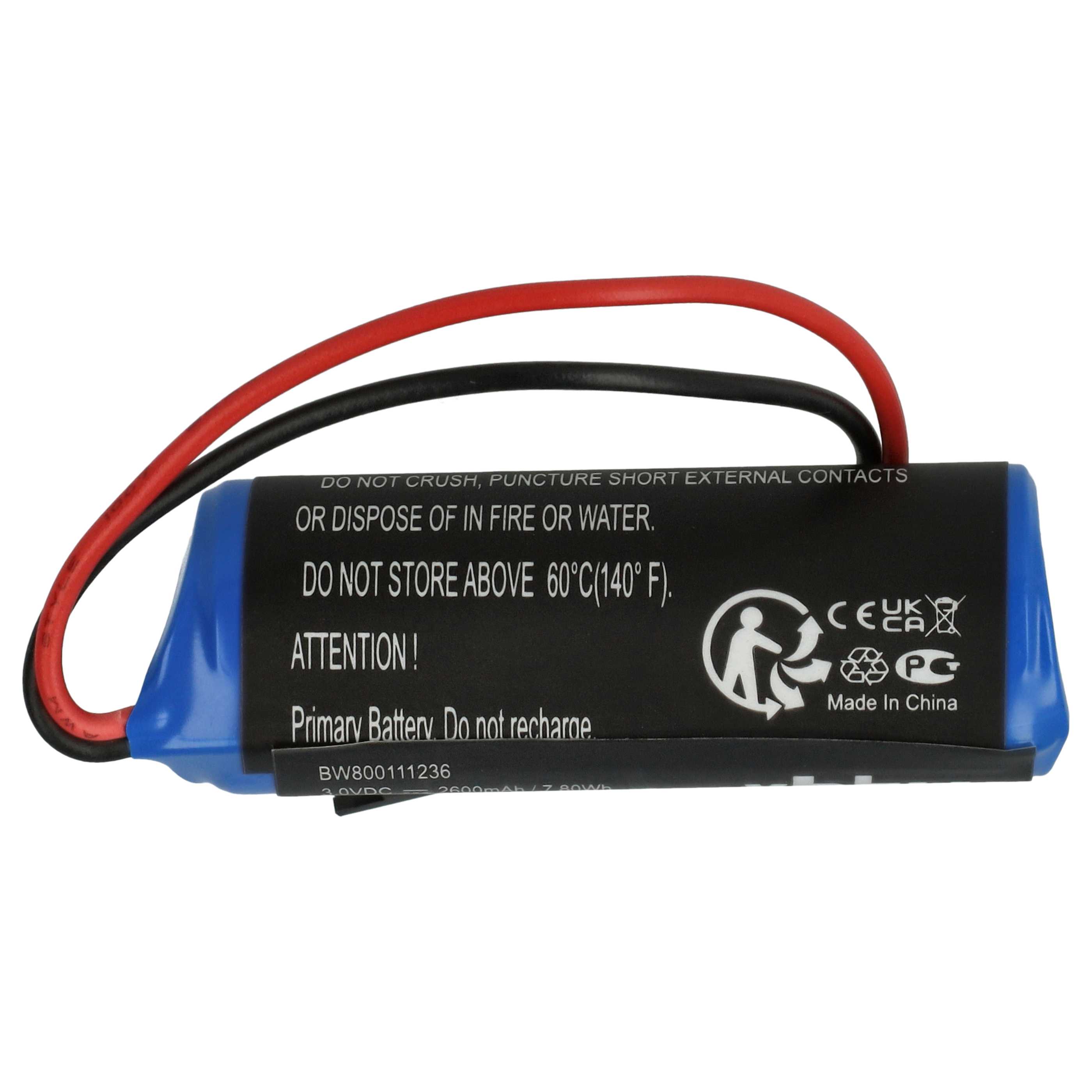 Batería reemplaza CR17450 para Controlador Lógico Programable, PLC - 2600 mAh 3 V Li-Ion