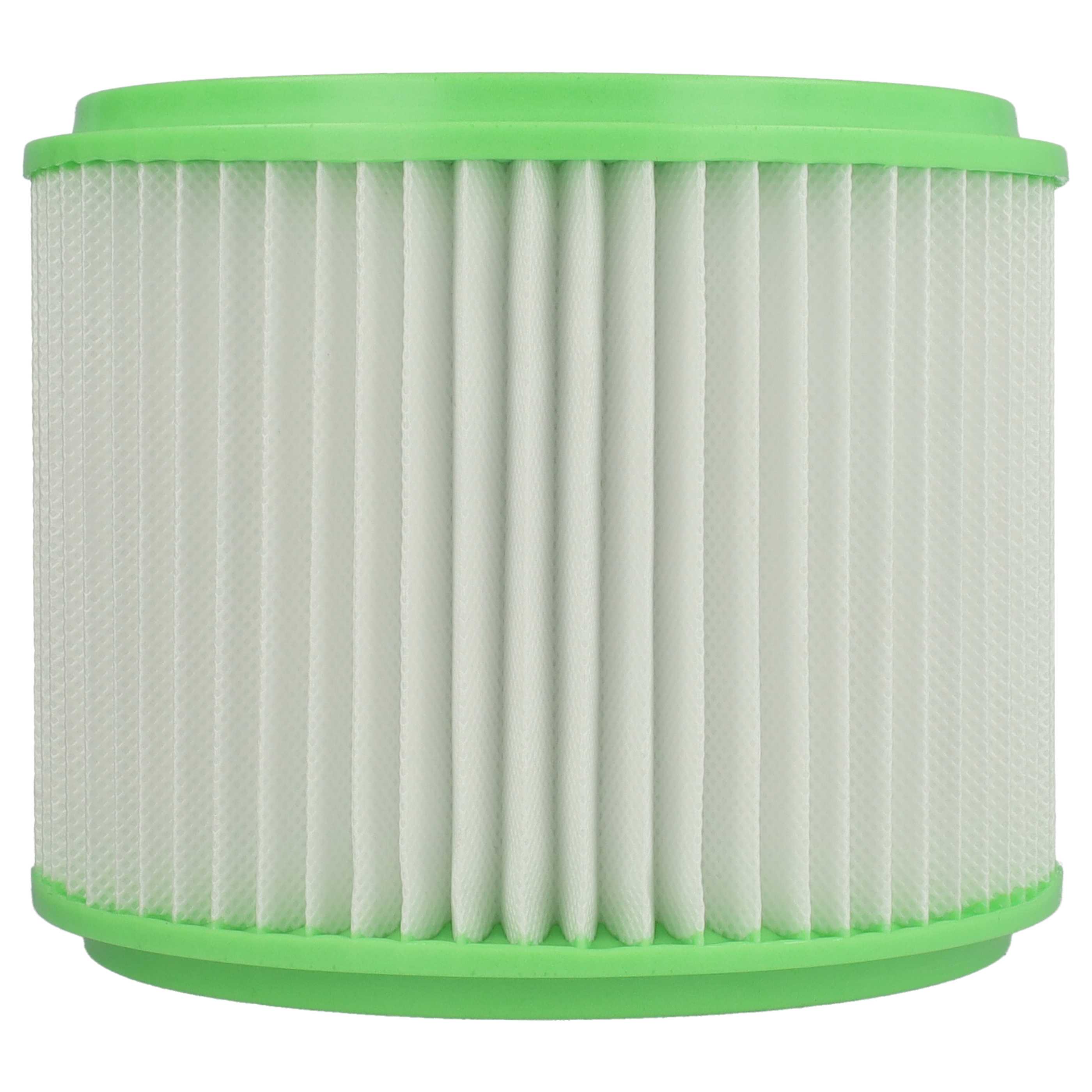 8x Filtercartridge filter replaces Makita 413525 for Gisowatt Vacuum Cleaner, white / green
