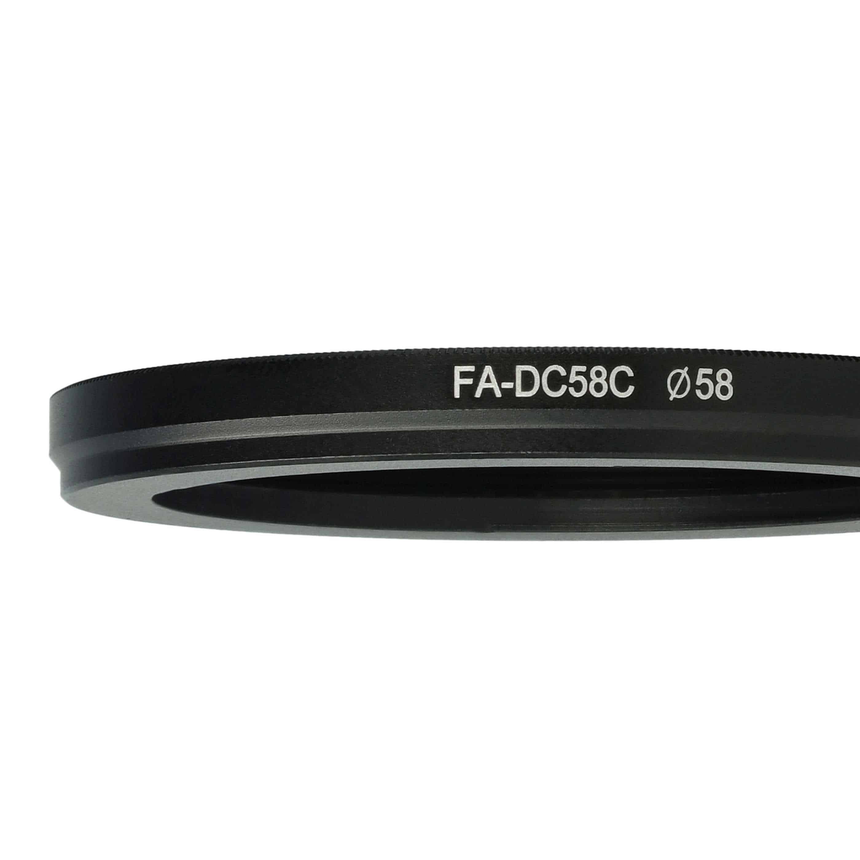 Adaptador de filtro reemplaza Canon FA-DC58C para objetivo cámara