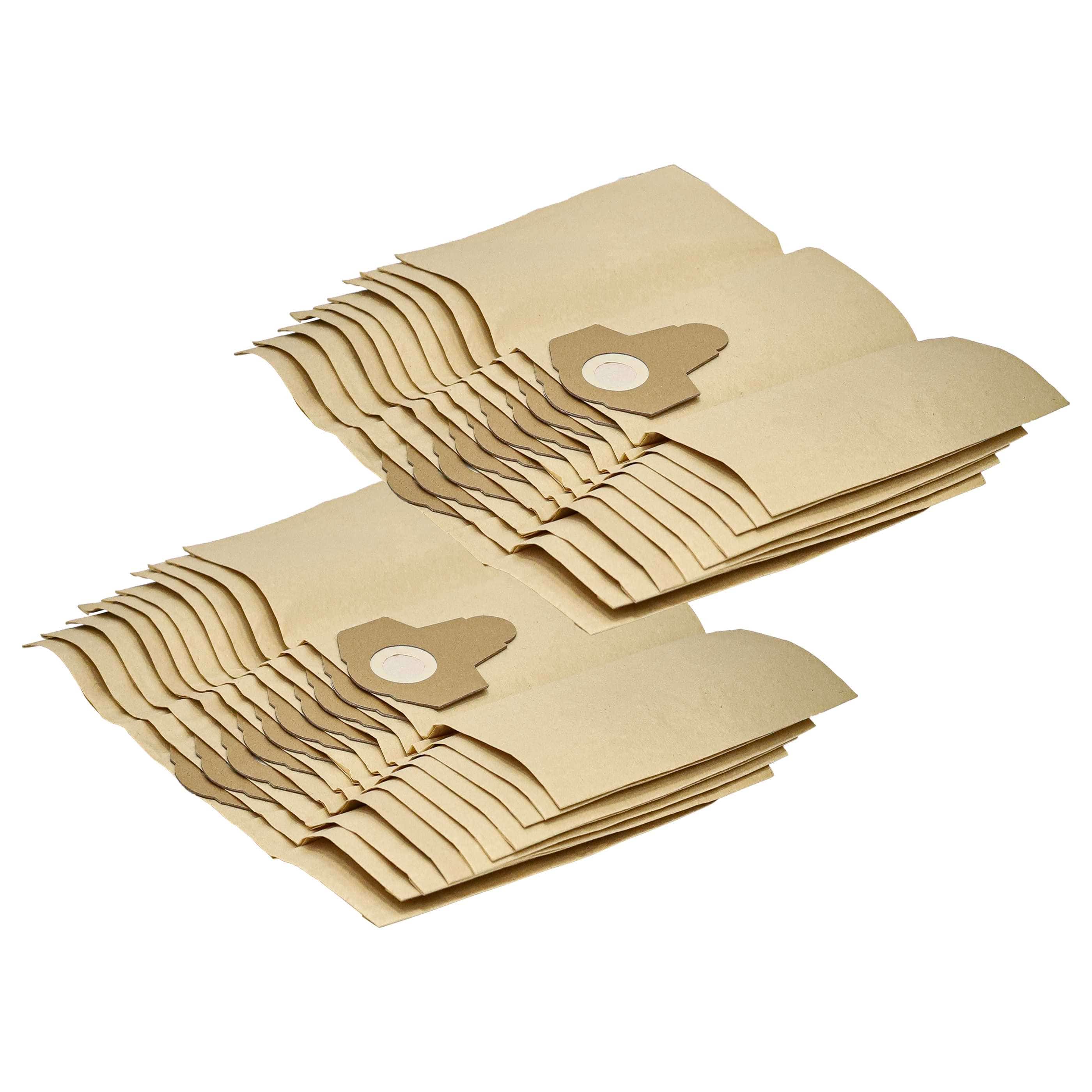 20x Sac remplace Einhell 23.421.60 pour aspirateur LIV - papier