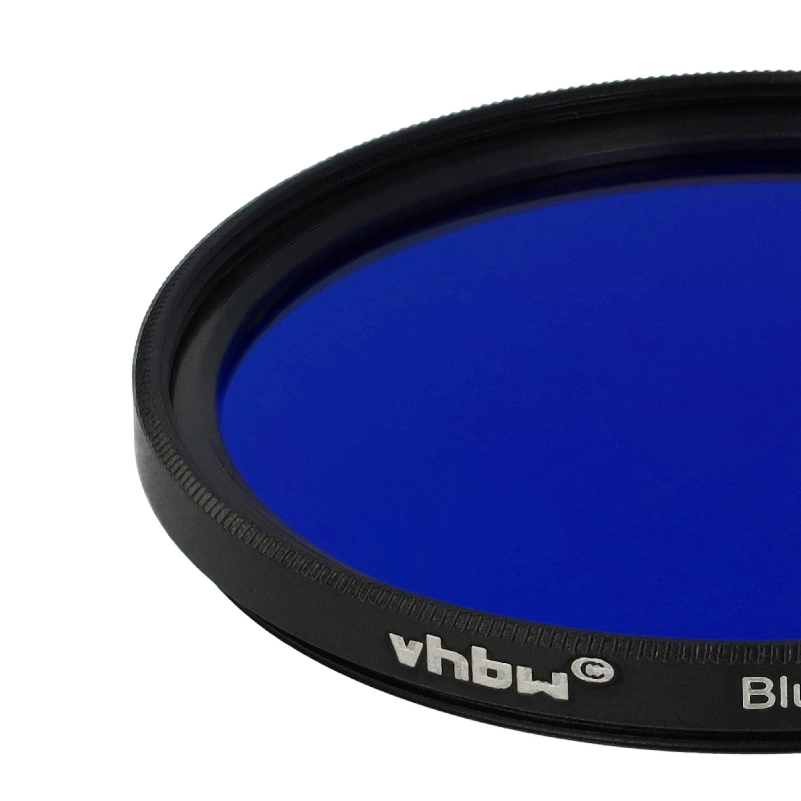 Filtr fotograficzny na obiektywy z gwintem 58 mm - filtr niebieski