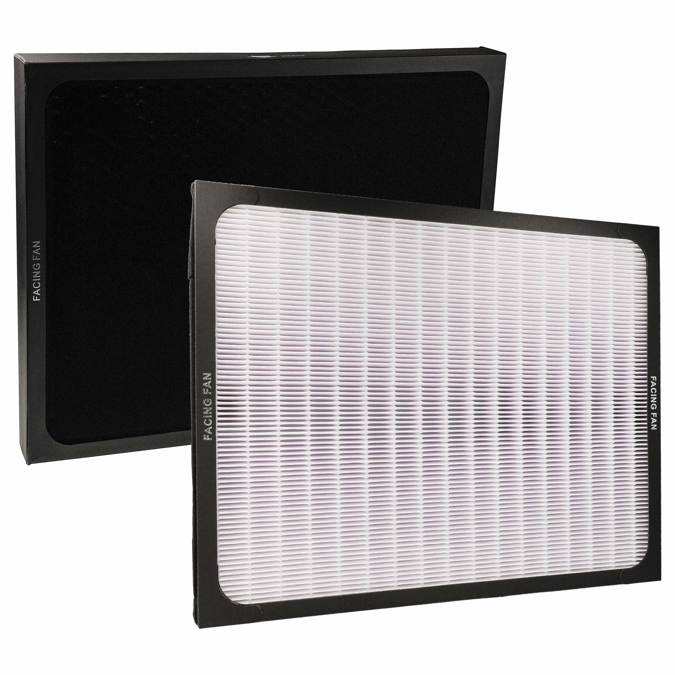 2 Part Filter Set for Blueair Classic 203 Slim, 203C, 205C, 210B Air Purifier - combi-filter, particle filter