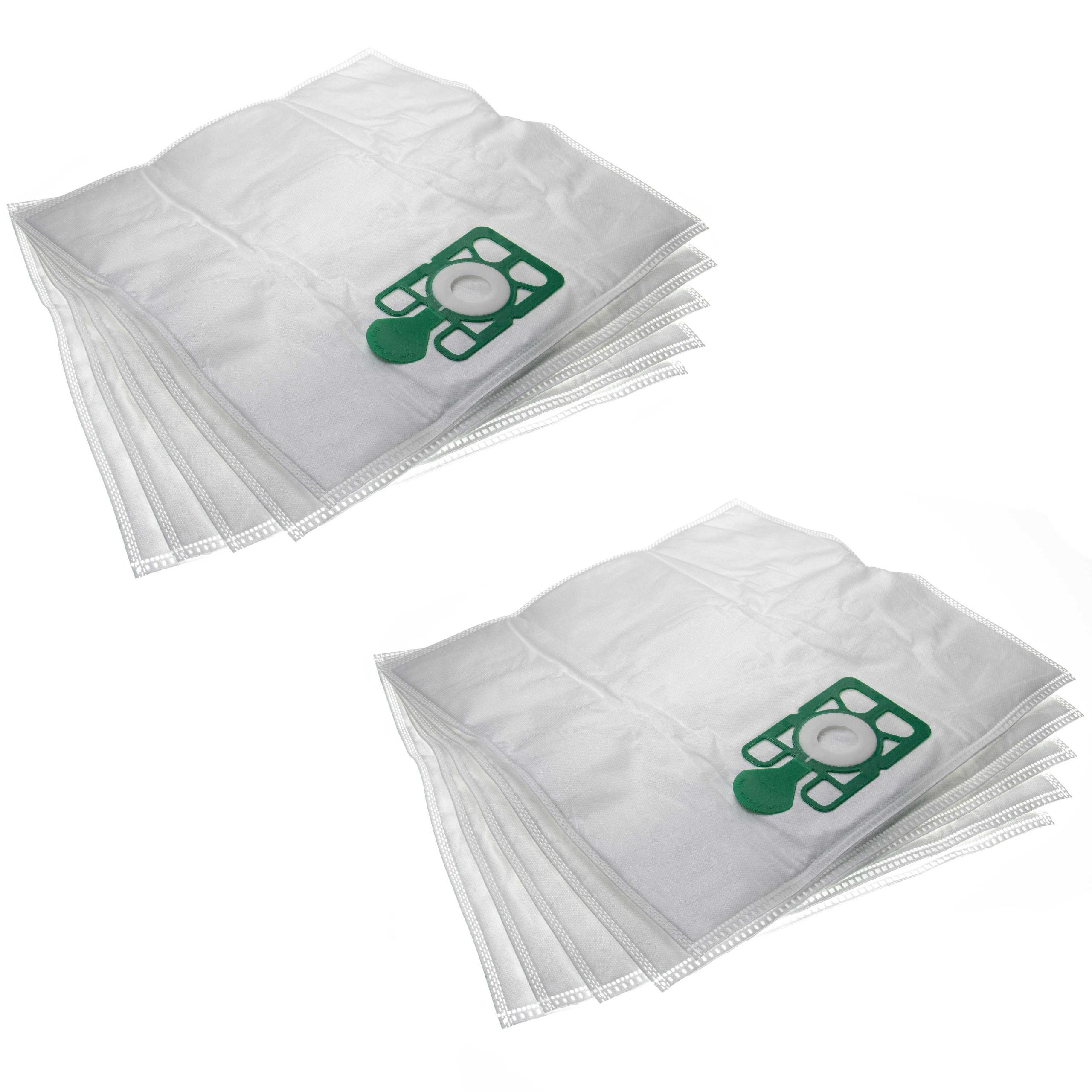 10x Sac remplace Numatic NVM-2BH, 604016 pour aspirateur Numatic - microfibre non tissée