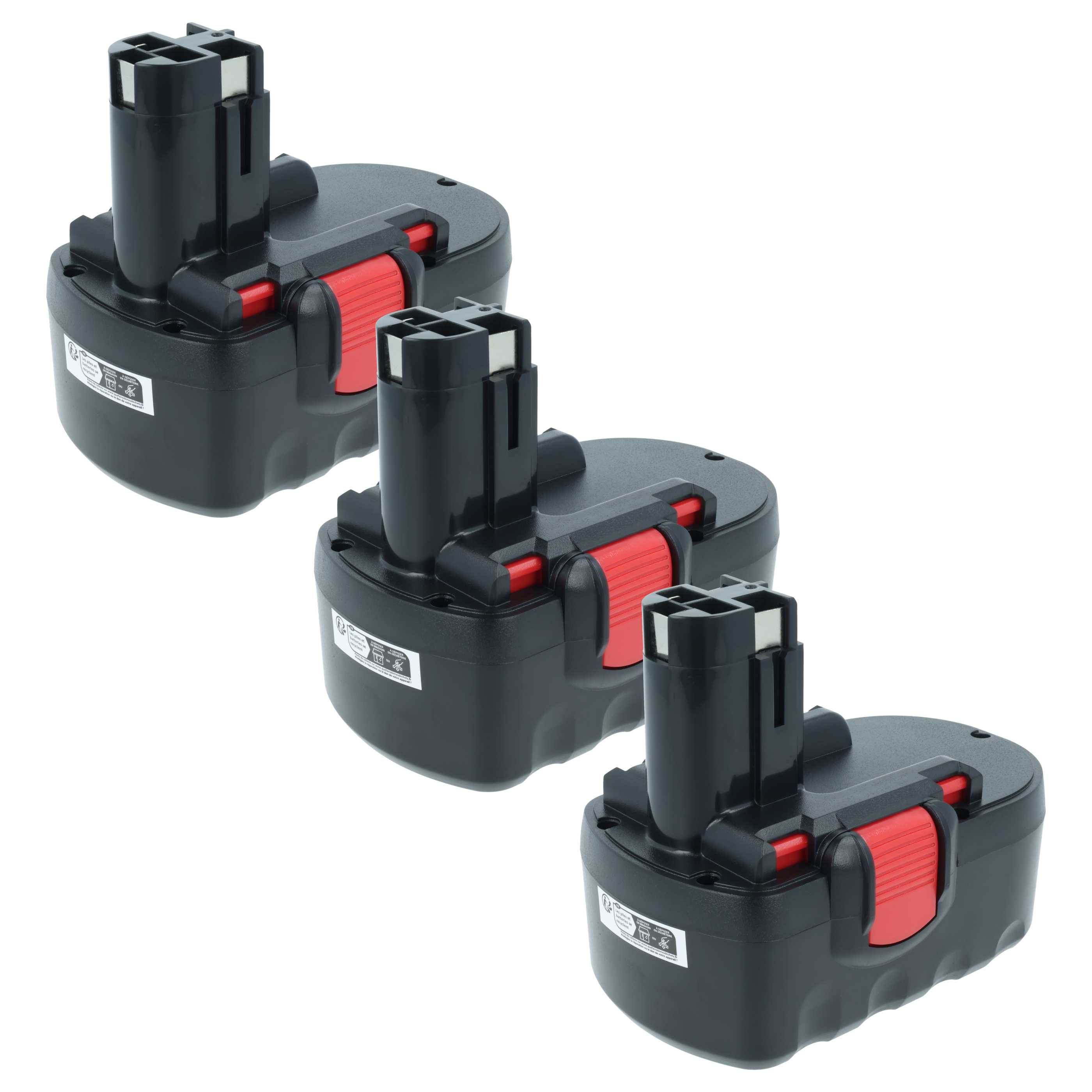 3x Battery replaces Bosch 2 607 335 278, 2 607 335 266 Electric Power Tool - 3000 mAh, 18 V, NiMH