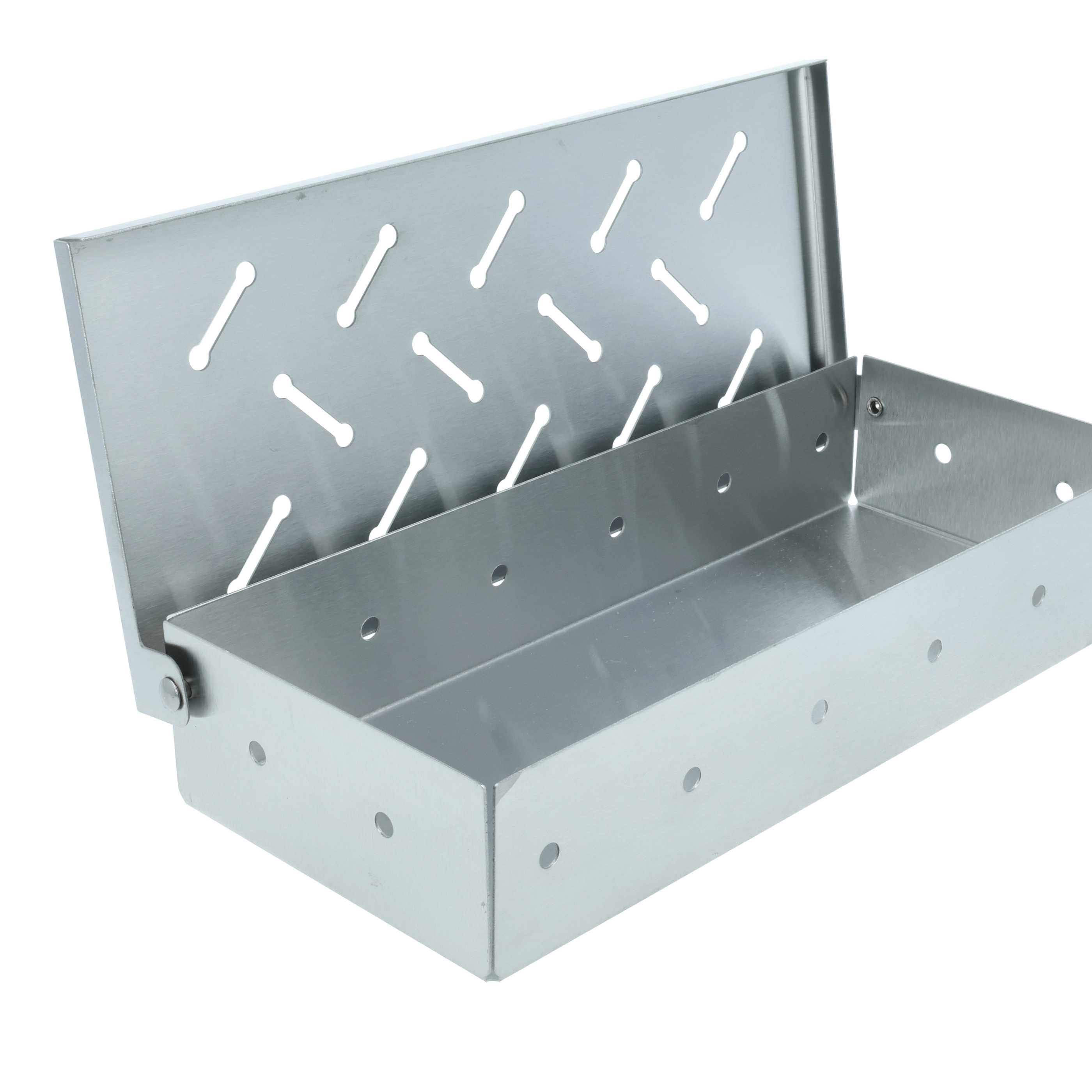 Smoke Box replaces Weber 7576 for Weber Gas Grills - Stainless Steel 22.8 x 9.7 x 4.4 cm