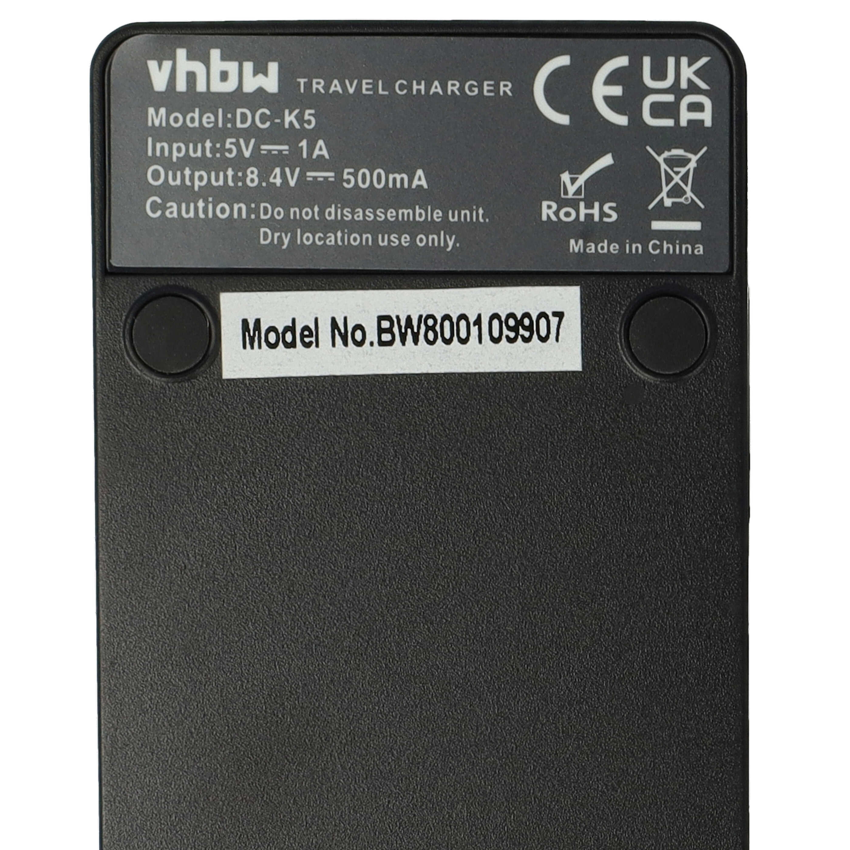 Battery Charger suitable for Pocket Cinema Camera Camera etc. - 0.5 A, 8.4 V