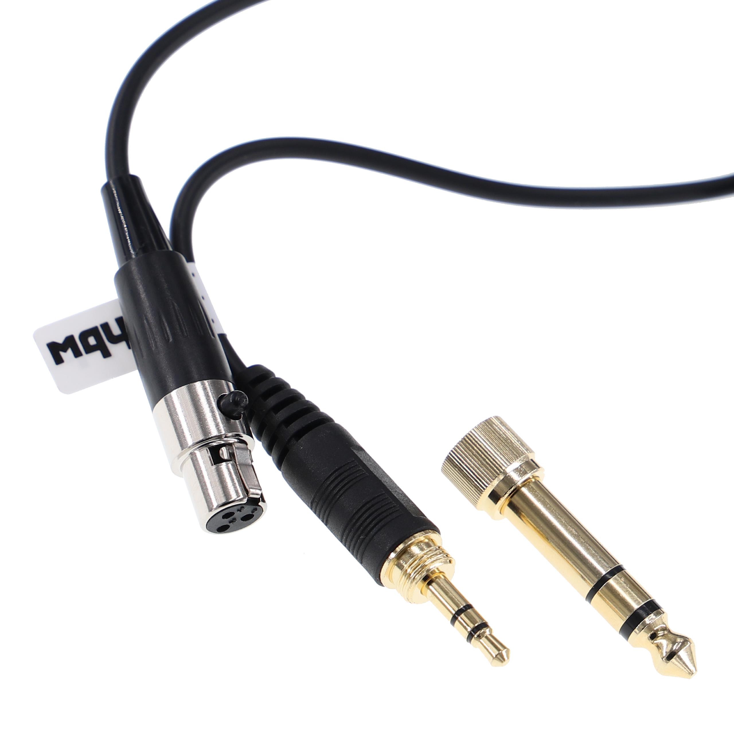 Kopfhörer Kabel passend für AKG, Pioneer K240 MK II u.a., 3 m, schwarz
