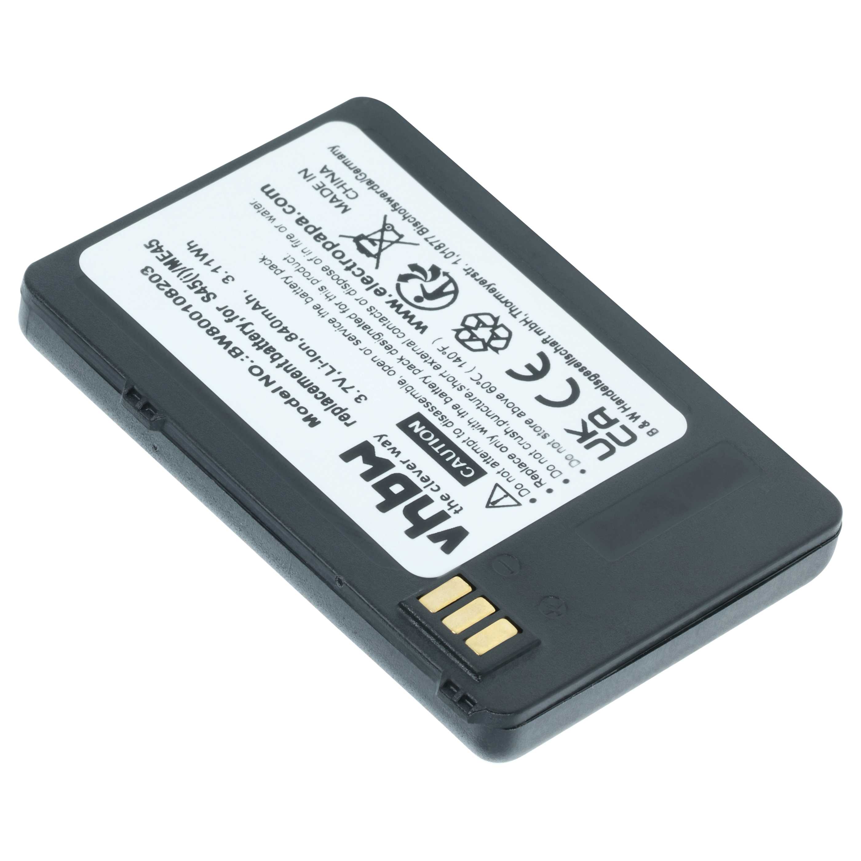 Akumulator do telefonu smartfona zamiennik Siemens V30145-K1310-X185, N4501-A100 - 840 mAh 3,7 V Li-Ion