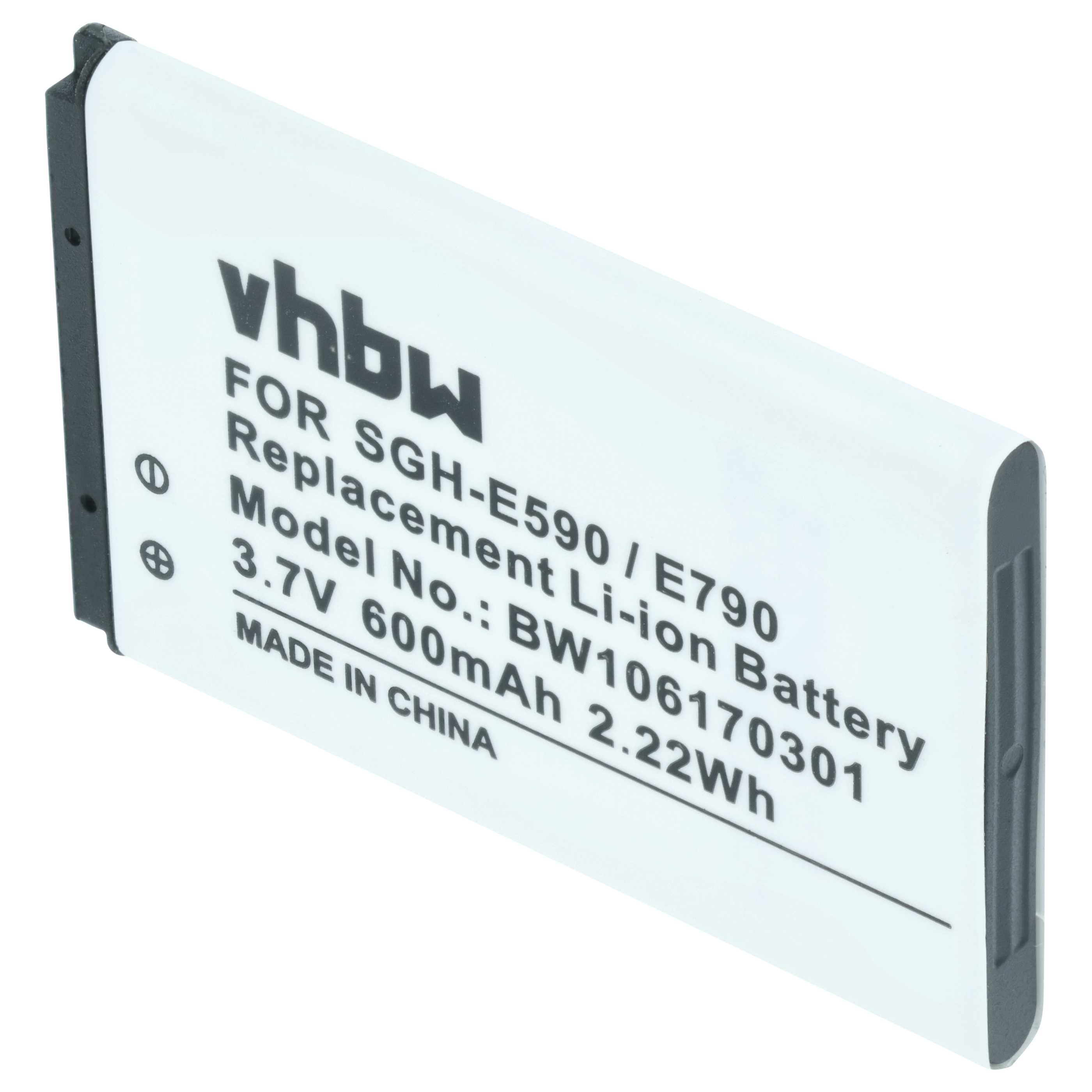 Akumulator do telefonu smartfona zamiennik Samsung AB403450BC, AB403450BA, AB403450BE - 600 mAh 3,7 V Li-Ion