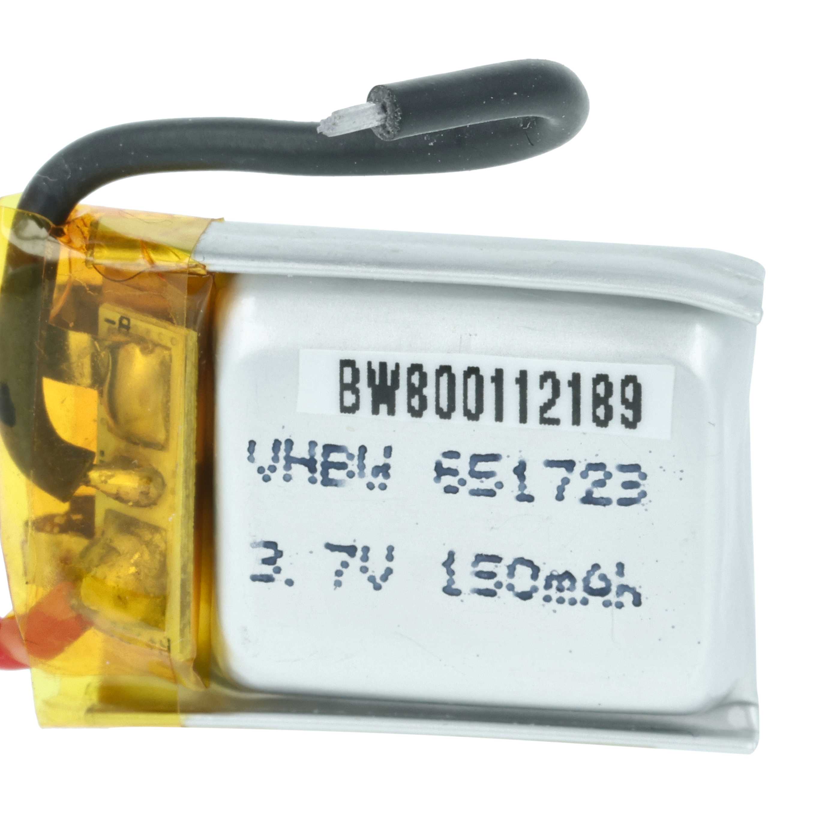 Model Making Device 10x Battery replaces JJRC 651723 - 150 mAh 3.7 V Li-polymer, 2 Pin Walkera