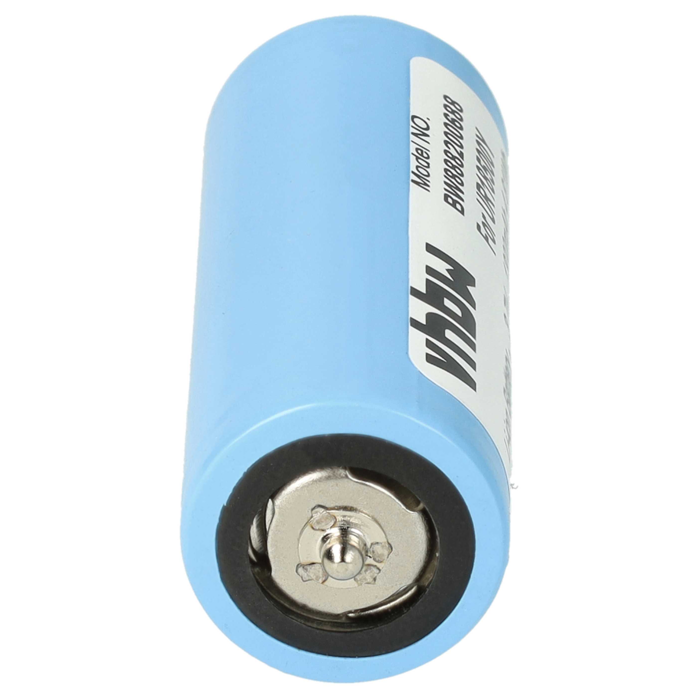 Electronic Razor Battery Electric Razor 2x Battery replaces Braun 81377206, UR18500Y, 67030925 ...