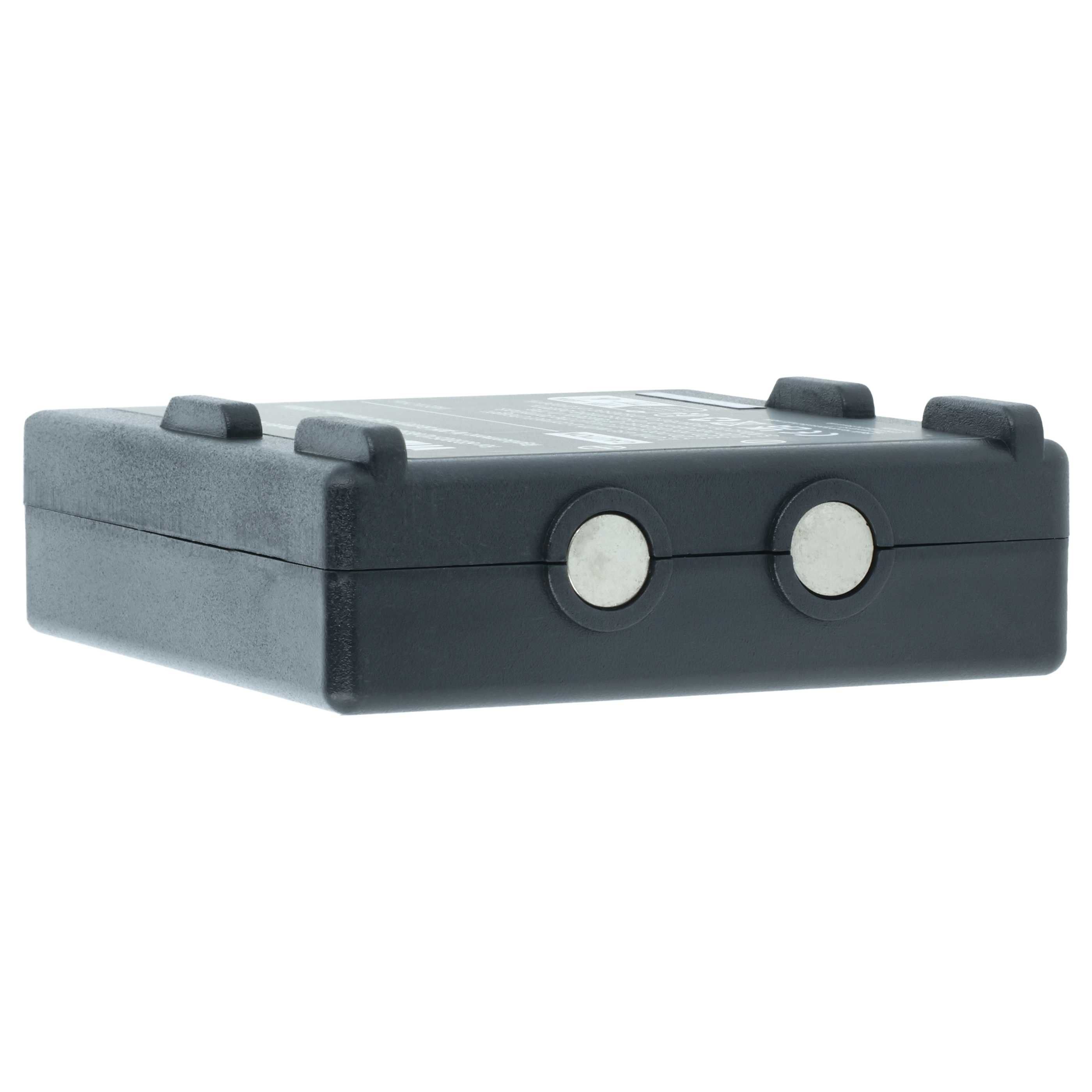 Batería reemplaza Abitron 68300510, 68300520, 68300525, 68300530, HE520 sistema control - 600mAh 9,6V NiMH