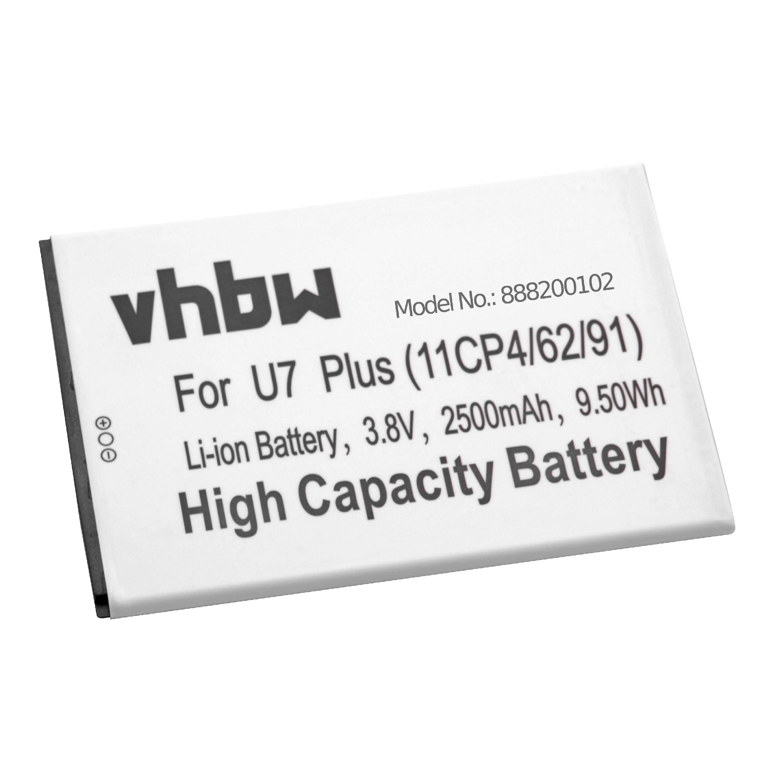 Akumulator do telefonu smartfona zamiennik Oukitel 11CP4/62/91 - 2500 mAh 3,8 V Li-Ion