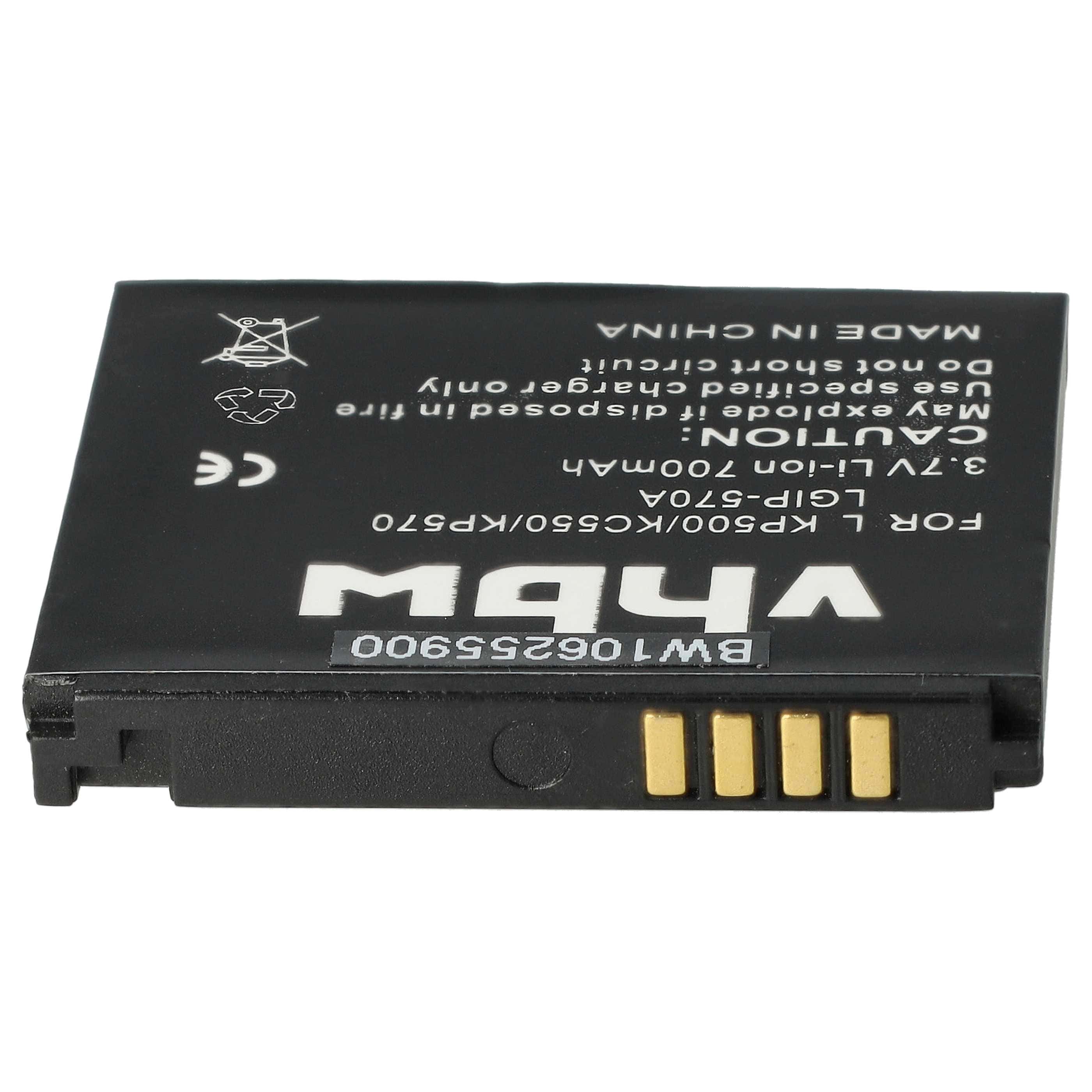 Mobile Phone Battery Replacement for LG IP-570A - 700 mAh 3.7 V Li-Ion