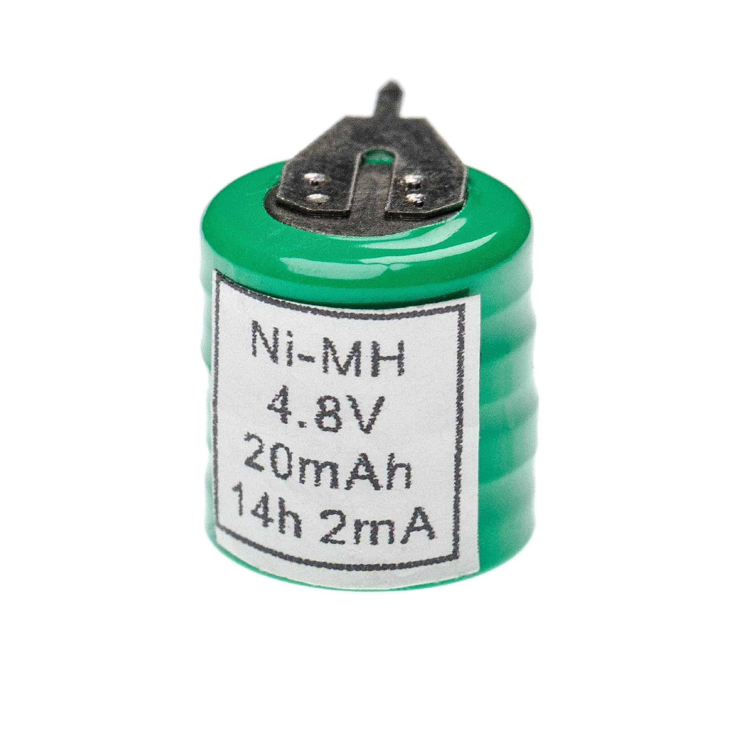 Akumulator guzikowy (4x ogniwo) typ 4/V15H 2 pin do modeli, lamp solarnych itp. - 20 mAh, 4,8 V, NiMH