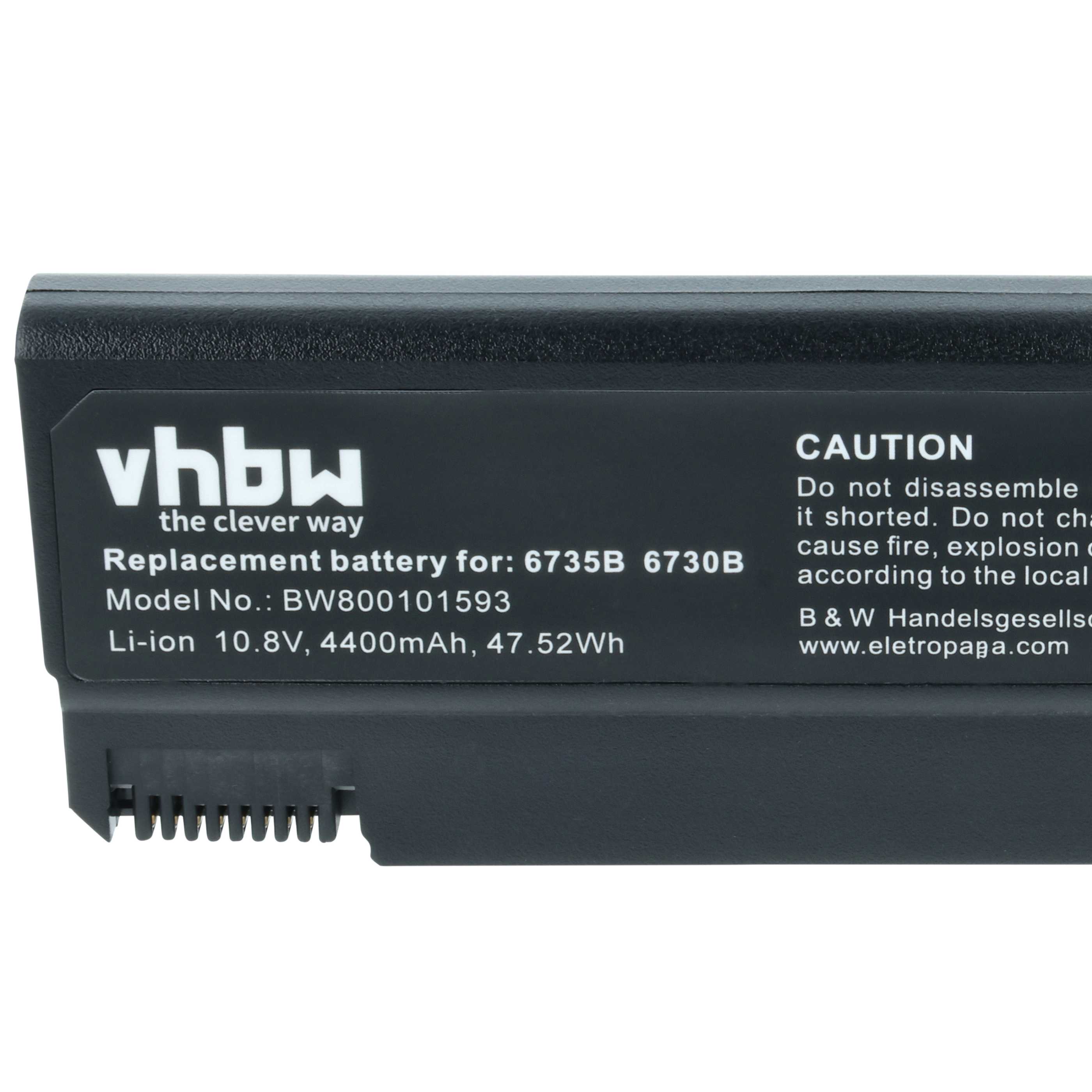 Akumulator do laptopa zamiennik HP 484786-001, 491173-543, HSTNN-144C-A - 4400 mAh 10,8 V Li-Ion, czarny