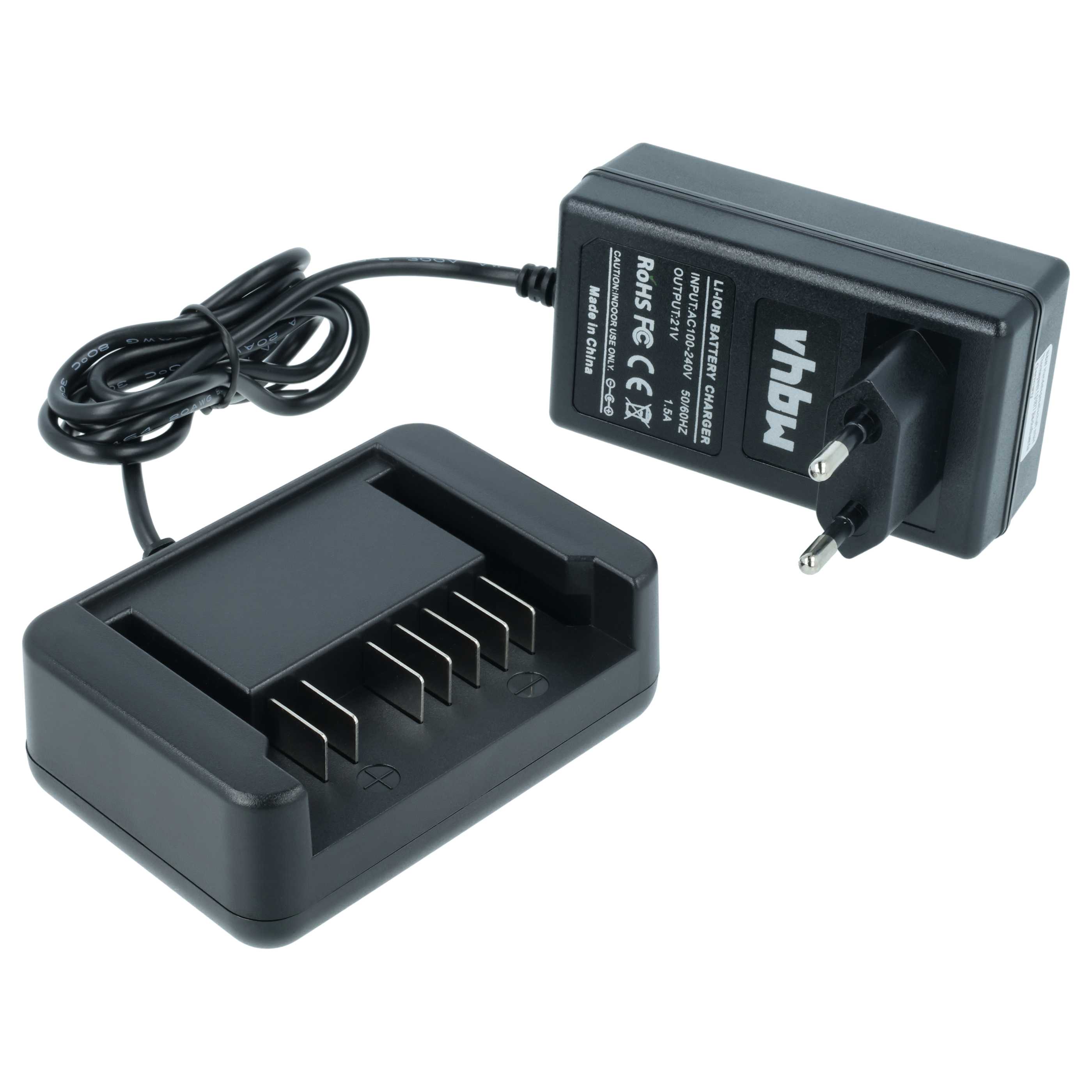 Charger suitable for Hitachi, Hitachi Hikoki C 18DSL Power Tool Batteries etc. - Li-Ion, 1.5A