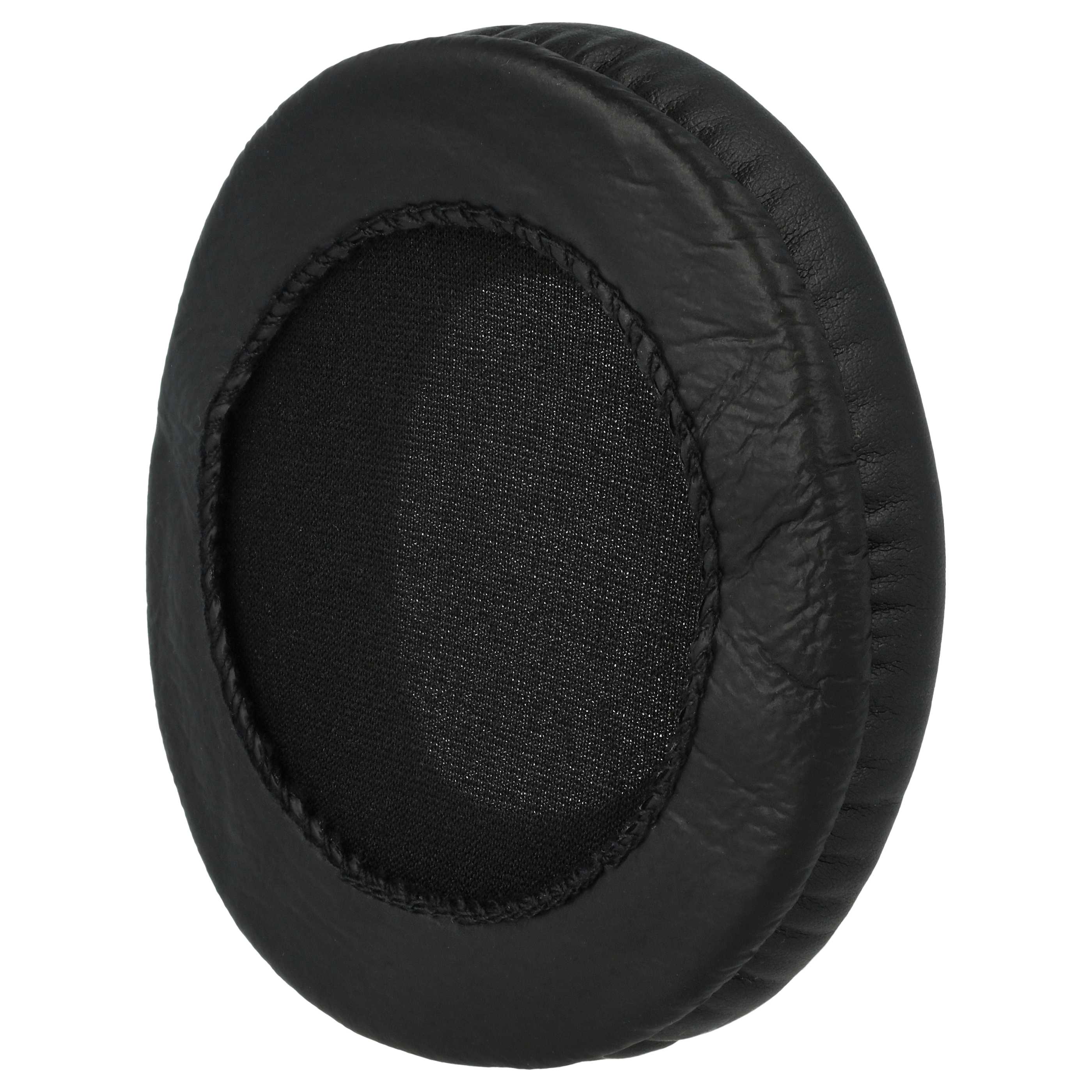 2x Ear Pads suitable for Sony MDR Headphones etc. - foam / synthetic leather, 9 cm External Diameter