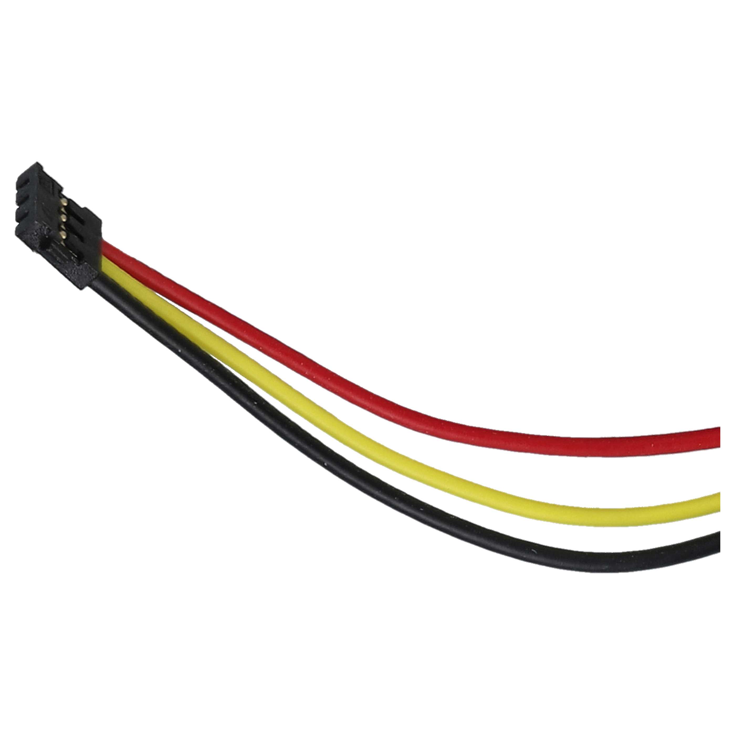 Wireless Touchpad Battery replaces Logitech 1506, 1412 - 500 mAh 3.7 V Li-polymer + Black Connector