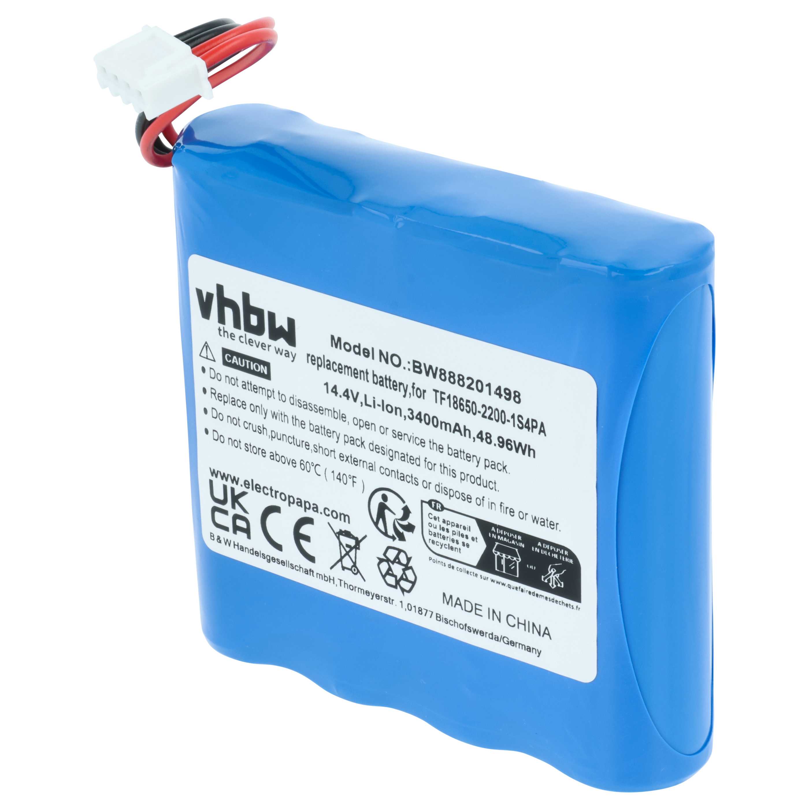 Akumulator do radia Marshall Kilburn - 3400 mAh 14,4 V Li-Ion