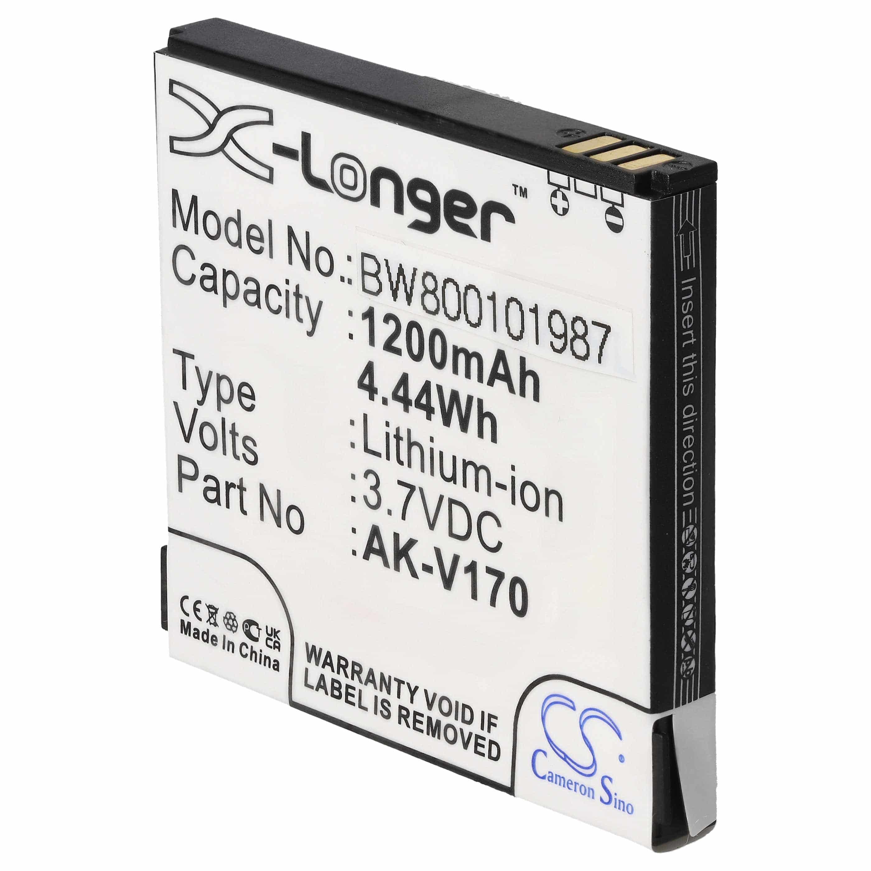 Akumulator do telefonu dla seniora zamiennik Emporia AK-V170 - 1200 mAh 3,7 V Li-Ion