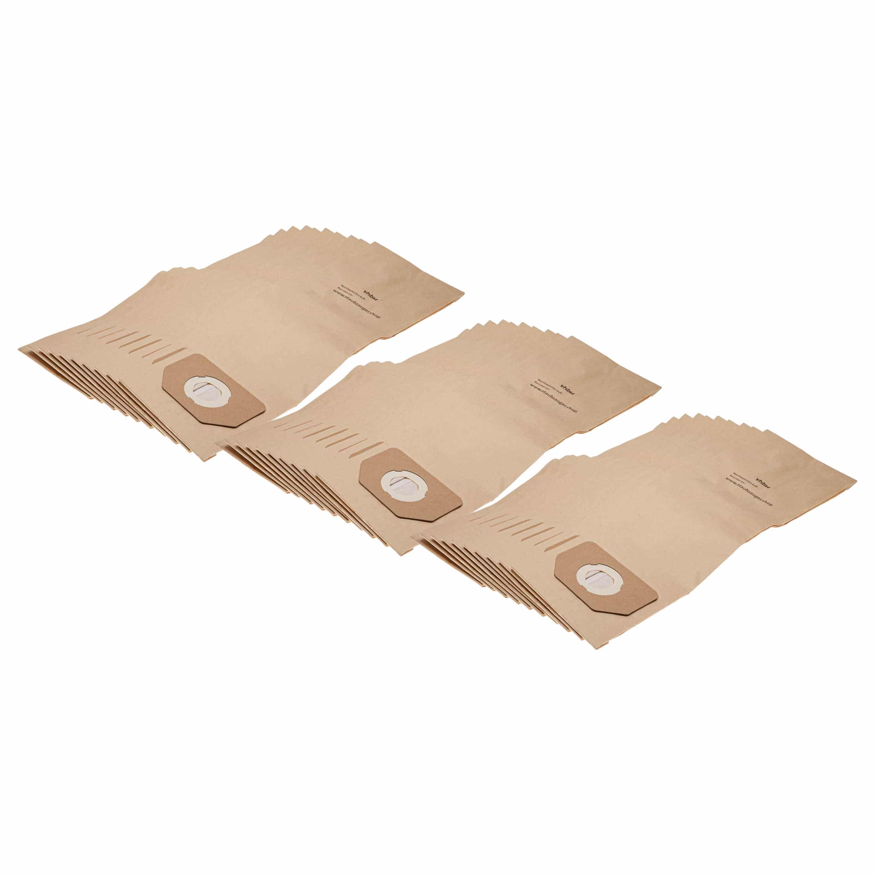 30x Sac remplace Kärcher 6.904-263.0 pour aspirateur Wilfa - papier