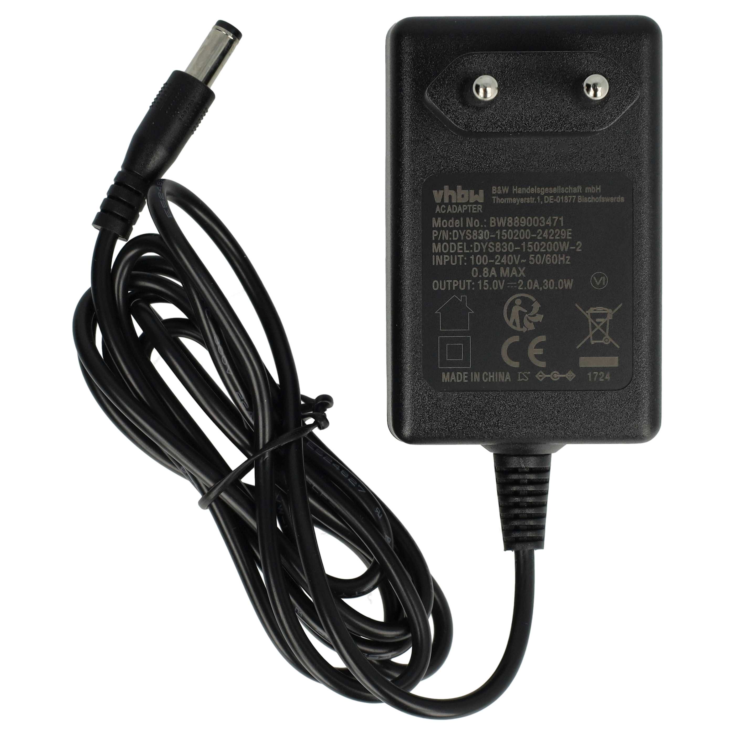 AC/DC Mains Power Adapter suitable for A3390 Anker Overdrive Pedal etc.