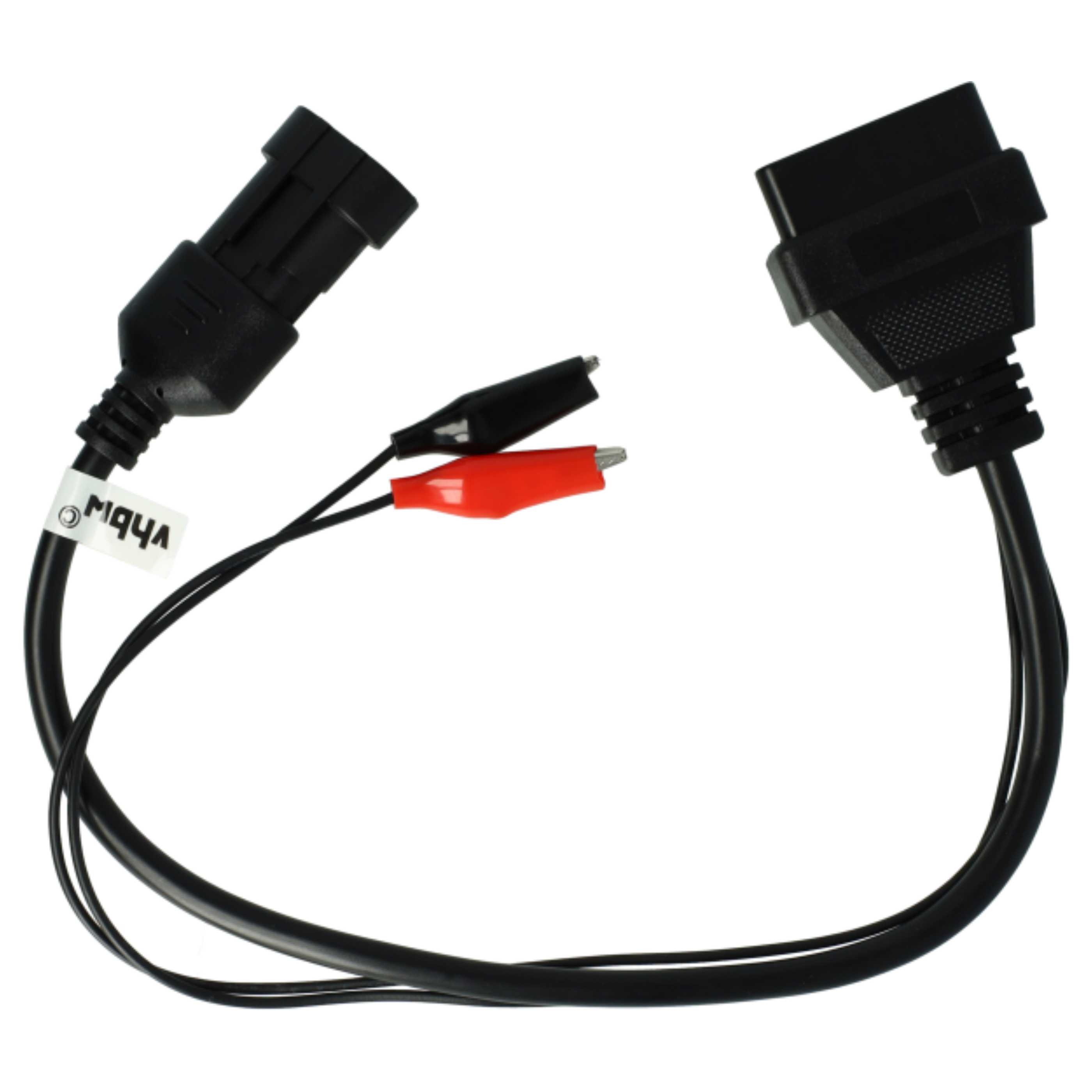 vhbw OBD2 Adapter 3Pin OBD1 to OBD2 suitable for with 2 Pin Plug, with 2 Pin Plug, with 2 Pin Plug Citroen, Pe