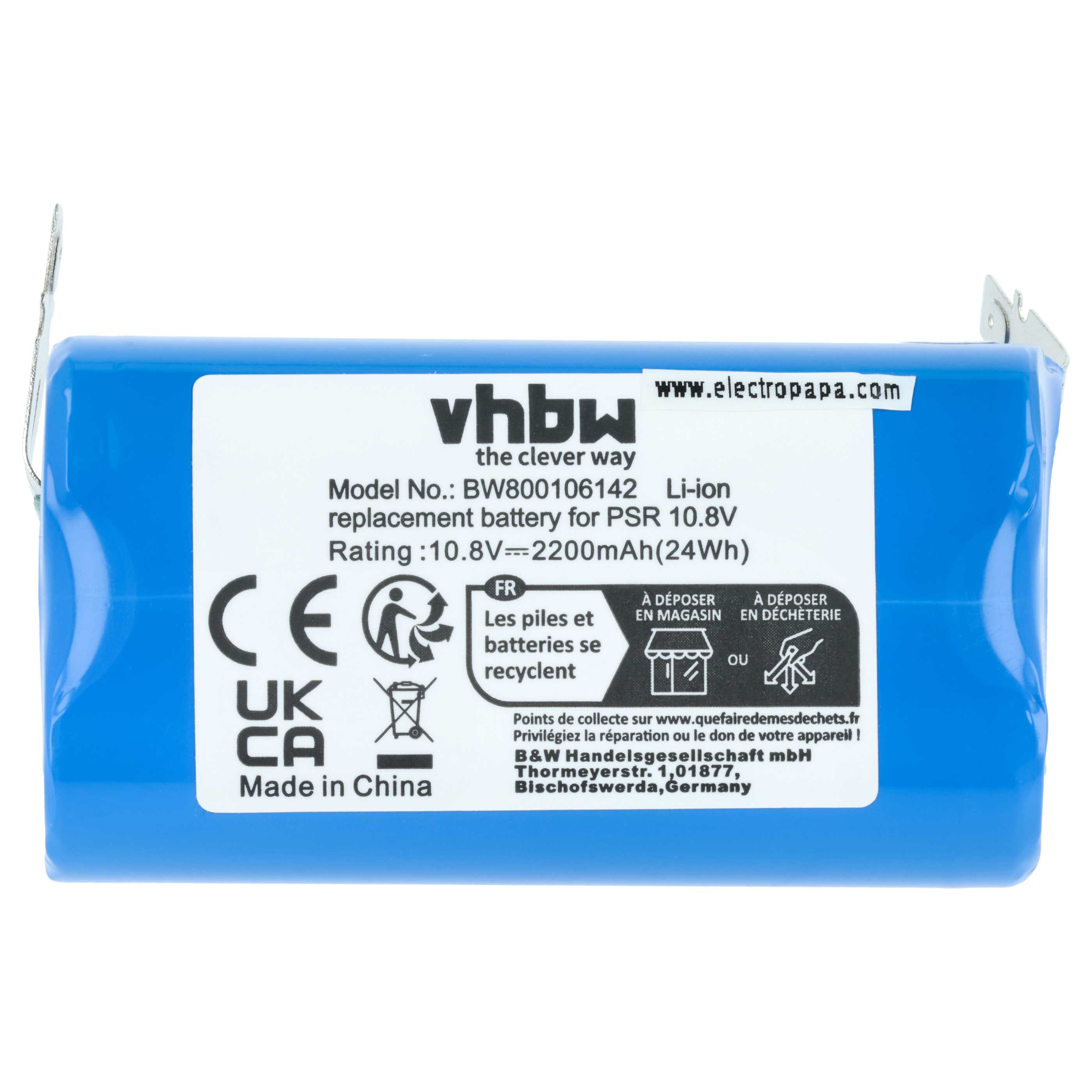 Battery replaces Bosch 2 607 336 863, 2 607 336 864, KEO Electric Power Tool - 2200 mAh, 10.8 V, Li-Ion