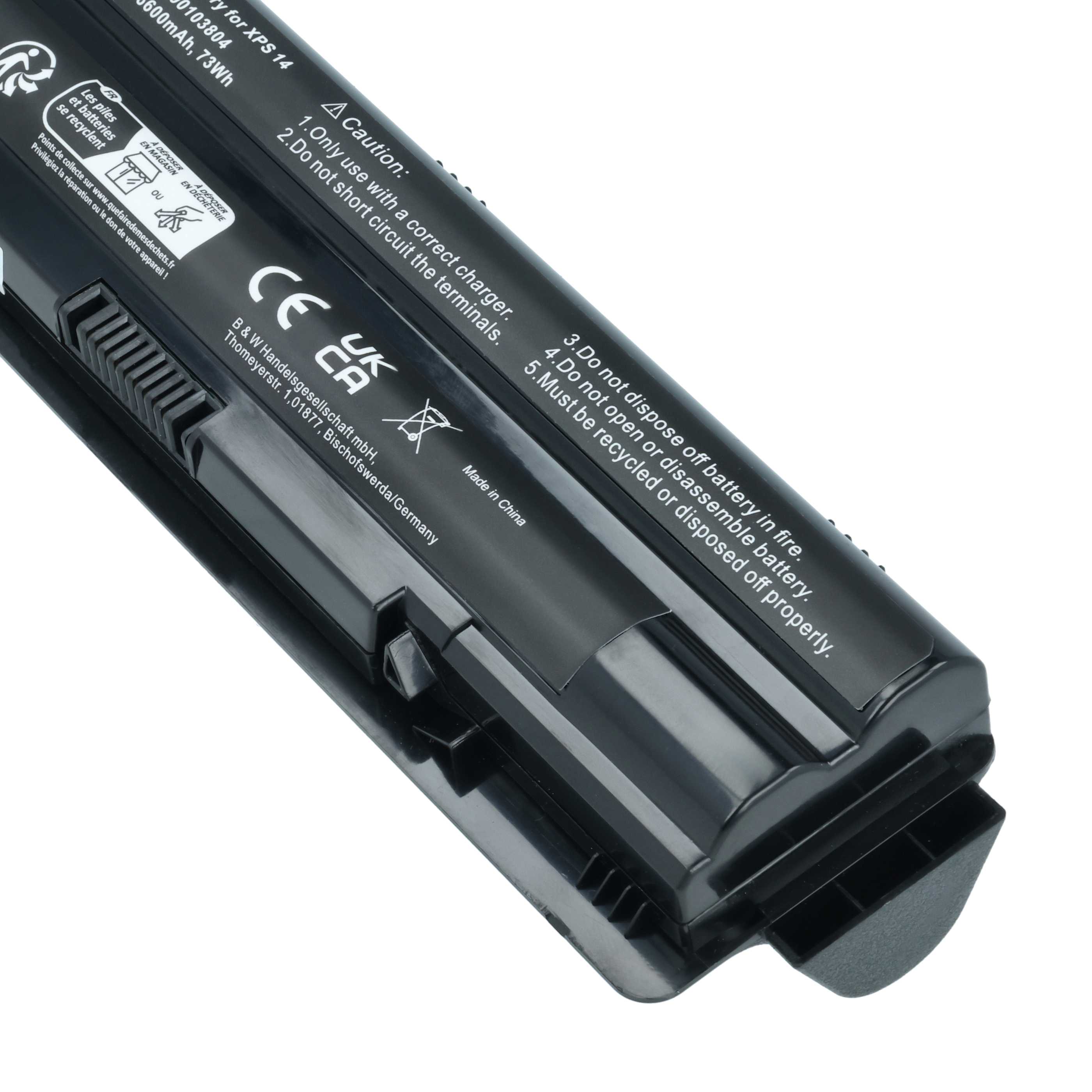 Akumulator do laptopa zamiennik Dell 0R4CN5, 0JWPHF, 312-1123, 08PGNG, 0J70W7 - 6600 mAh 11,1 V Li-Ion, czarny