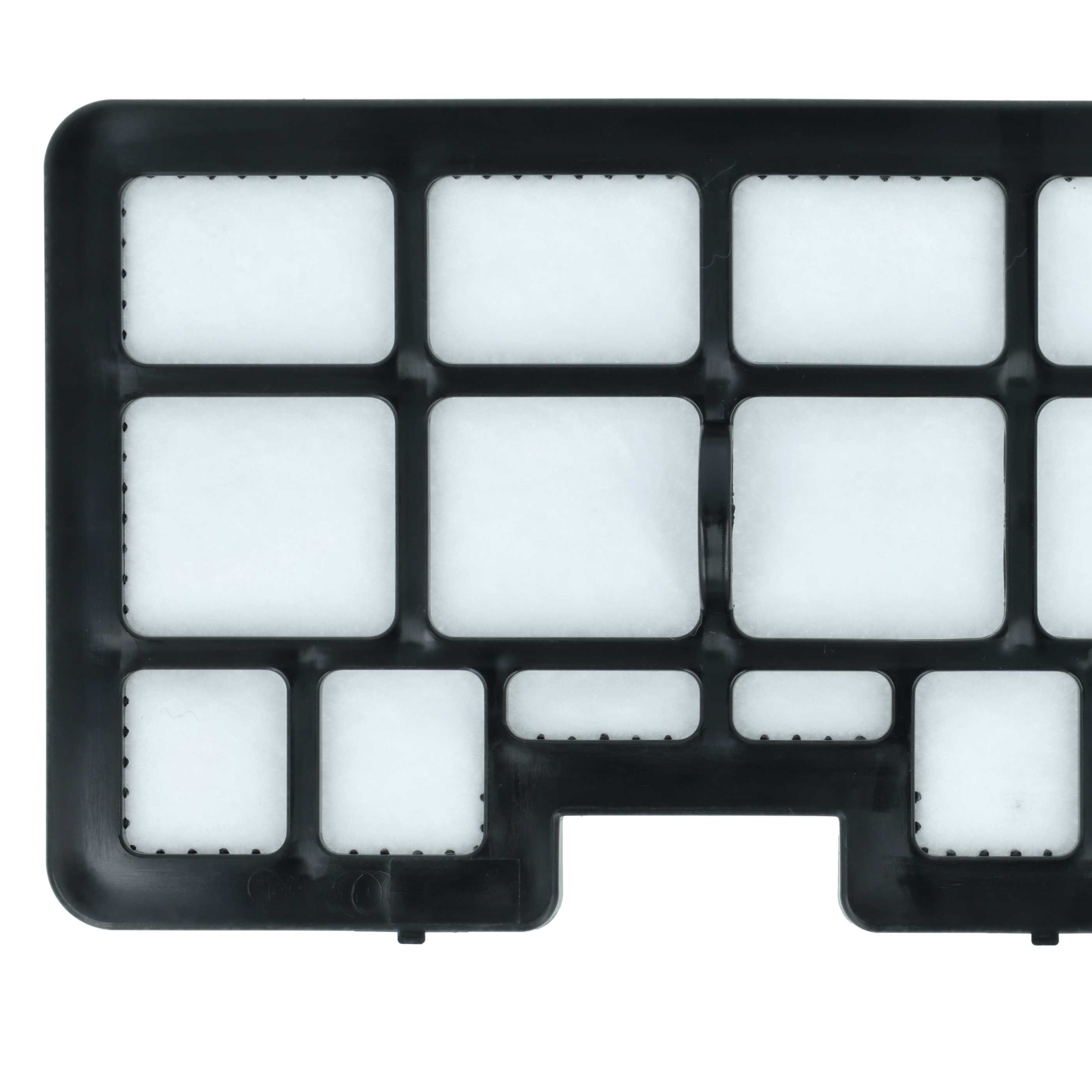 Set 6 filtros reemplaza Hanseatic 15705486 para aspiradora - filtro aire salida, filtro combi (HEPA + espuma)