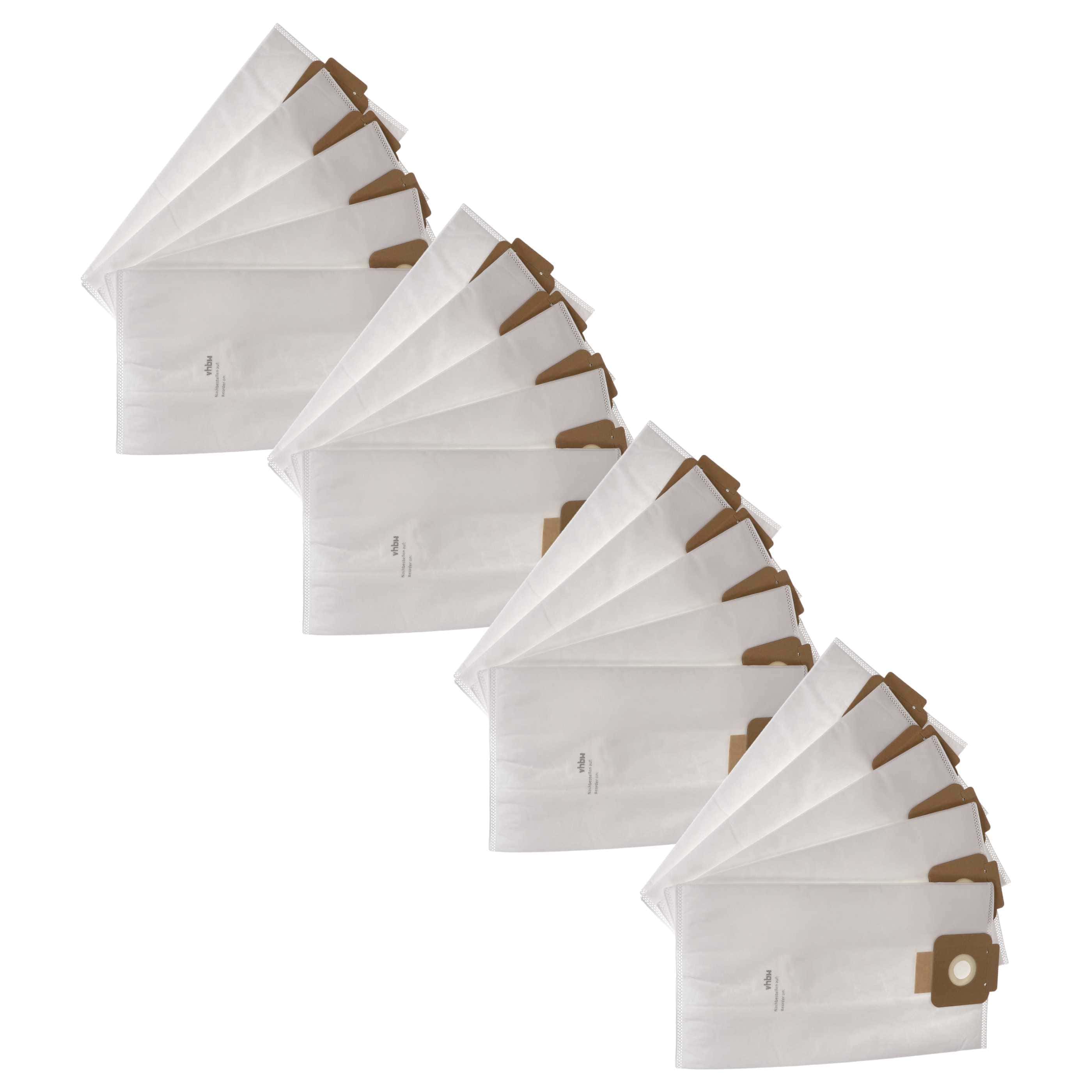 20x Sac remplace Sprintus 106.013, 106013 pour aspirateur Starmix - microfibre non tissée