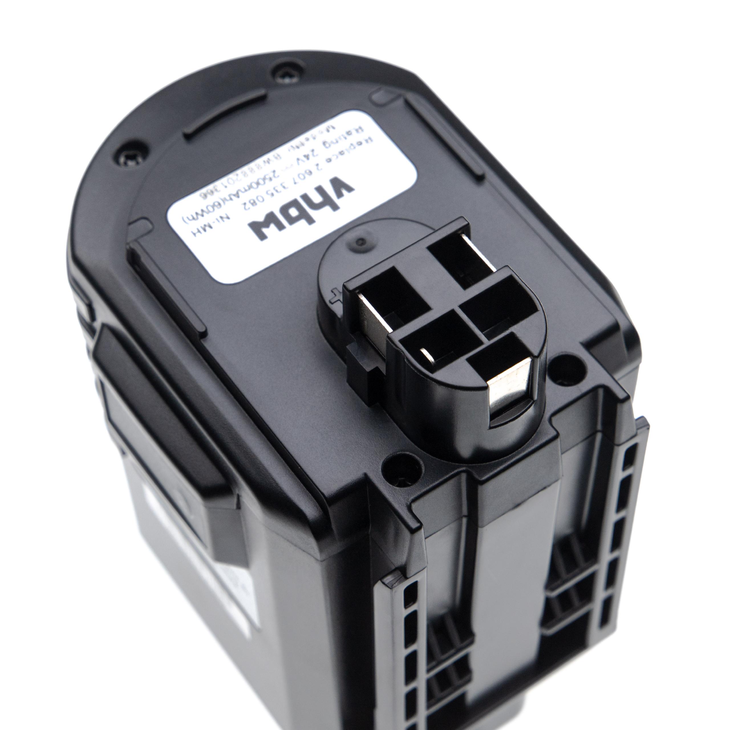 Electric Power Tool Battery Replaces Bosch 2 607 335 082, 1617334082, 2607335082 - 2500 mAh, 24 V, NiMH