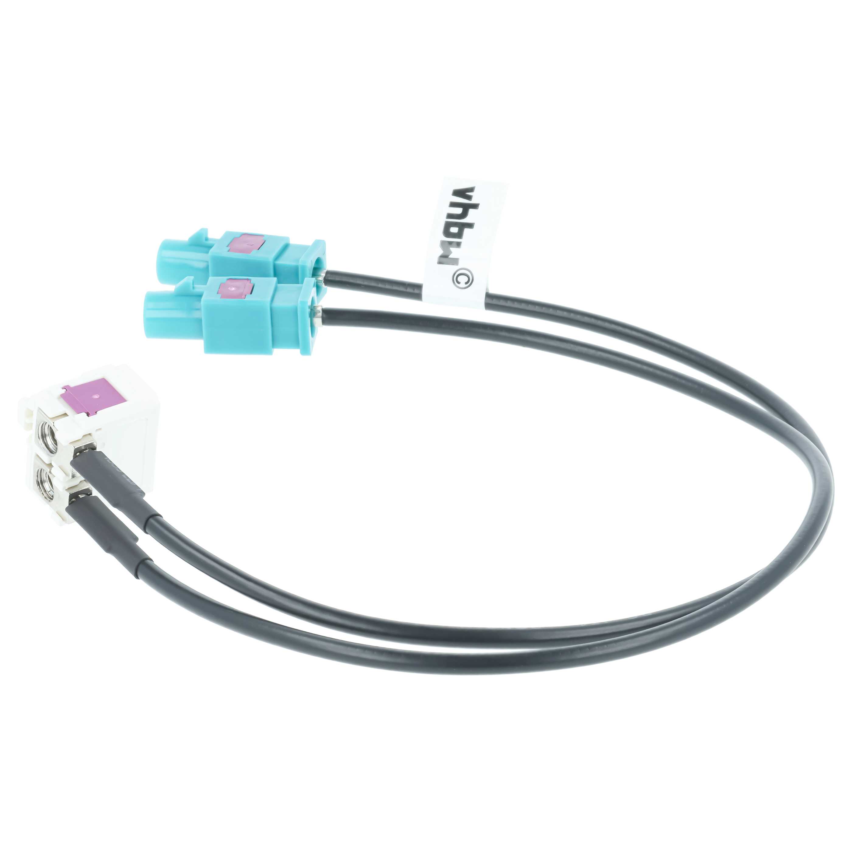 Adaptador de antena doble FAKRA (B) para radios de coche Audi VW MFD 2 - 20 cm