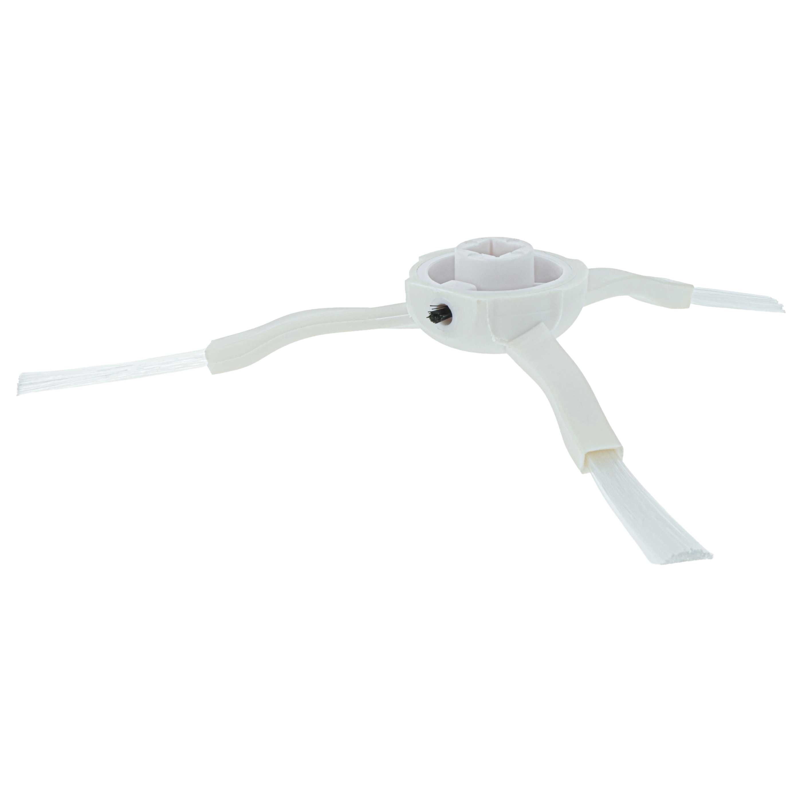 4x Side Brush suitable for Dreame, Xiaomi Mijia 1C Robot Vacuum Cleaner etc. - 3-armed, white