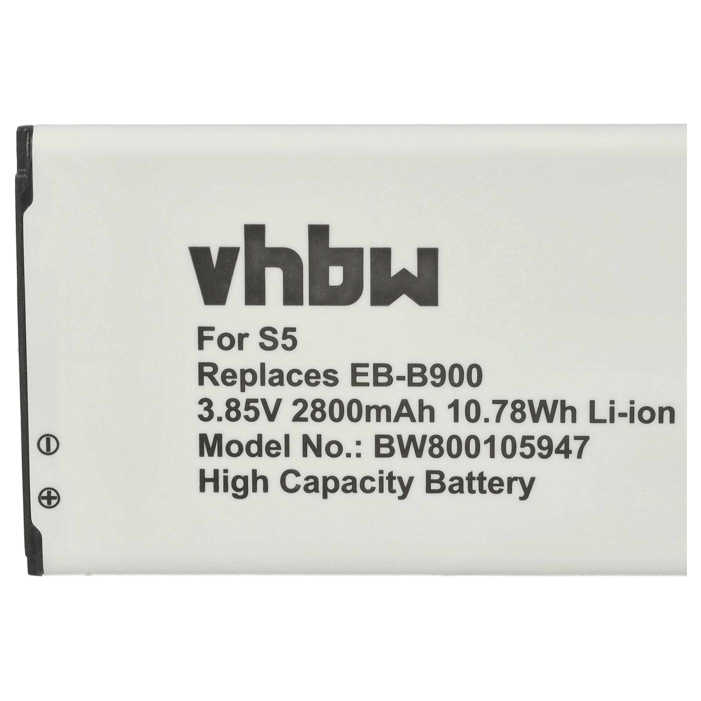 Akumulator do telefonu smartfona zamiennik Samsung EB-B900BBE, EB-B900BC, EB-B900 - 2800 mAh 3,85 V Li-Ion