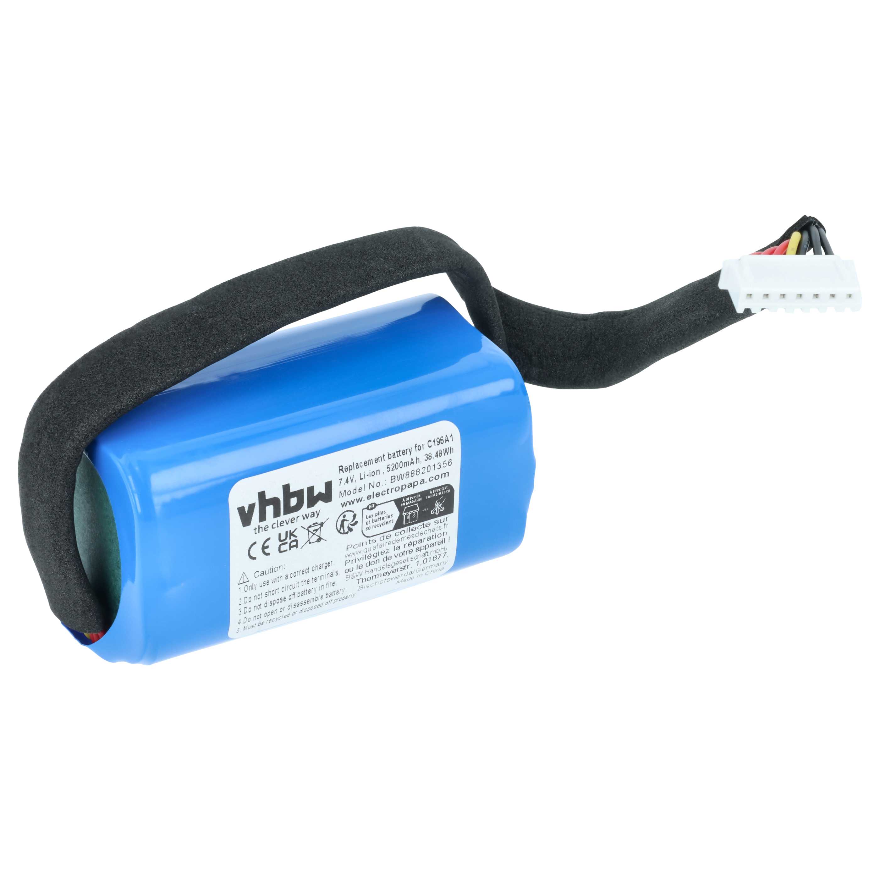 Akumulator do głośnika zamiennik Marshall TF18650-3200-4S2PA, C196A1 - Li-Ion 5200mAh