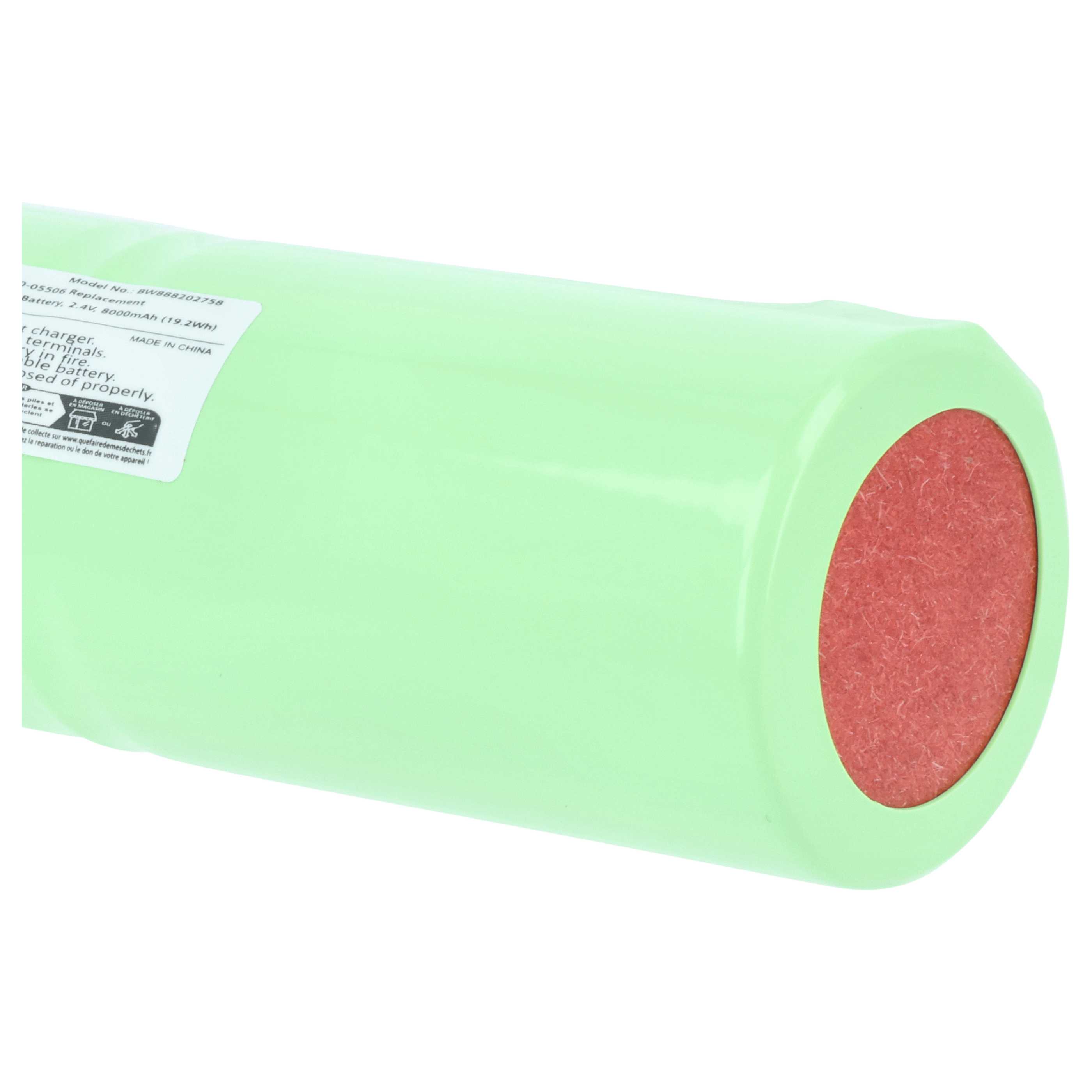 Messtechnik-Akku als Ersatz für Geo-Fennel 10-05506, GF-243000-18 für Geo-Fennel - 8000mAh 2,4V NiMH