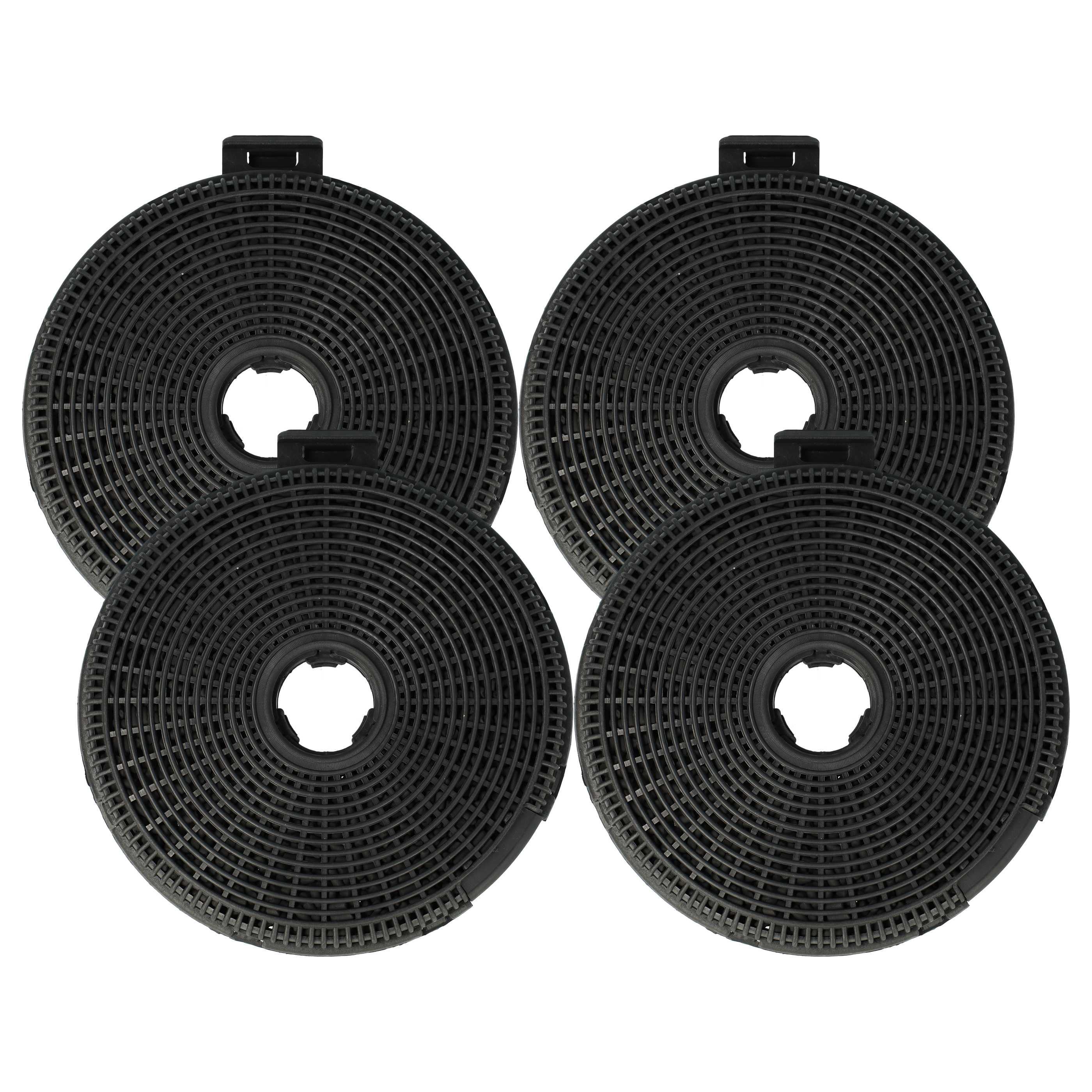 4x Filtres à charbon actif remplace Küppersbusch ZUB 881 pour hotte Teka