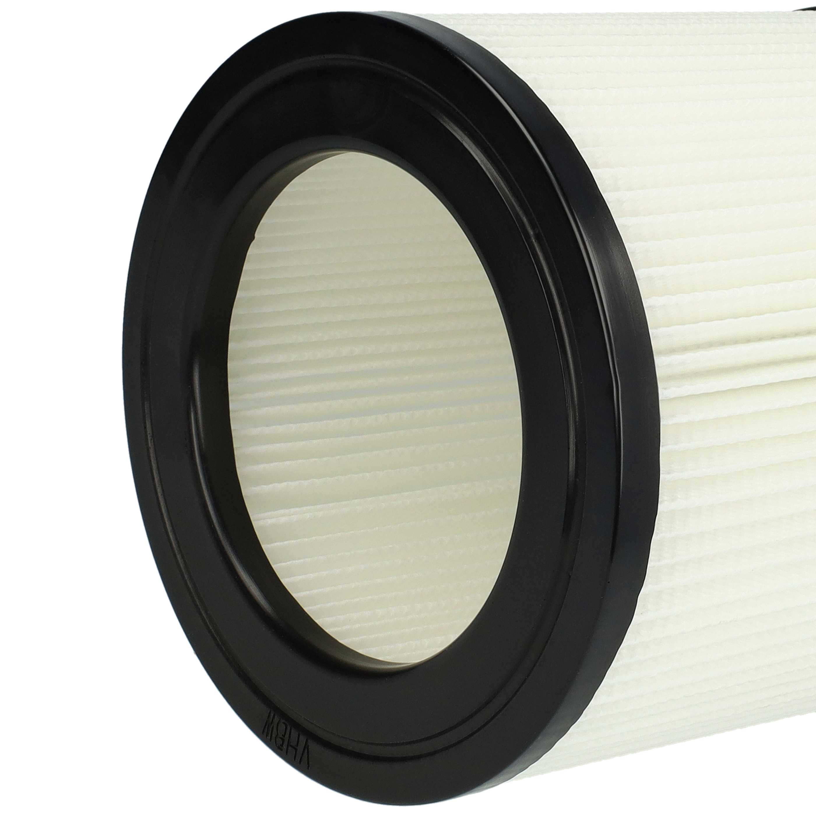 2x Filtro reemplaza Kärcher 2.889-219.0 para aspiradora Kärcher, negro / blanco