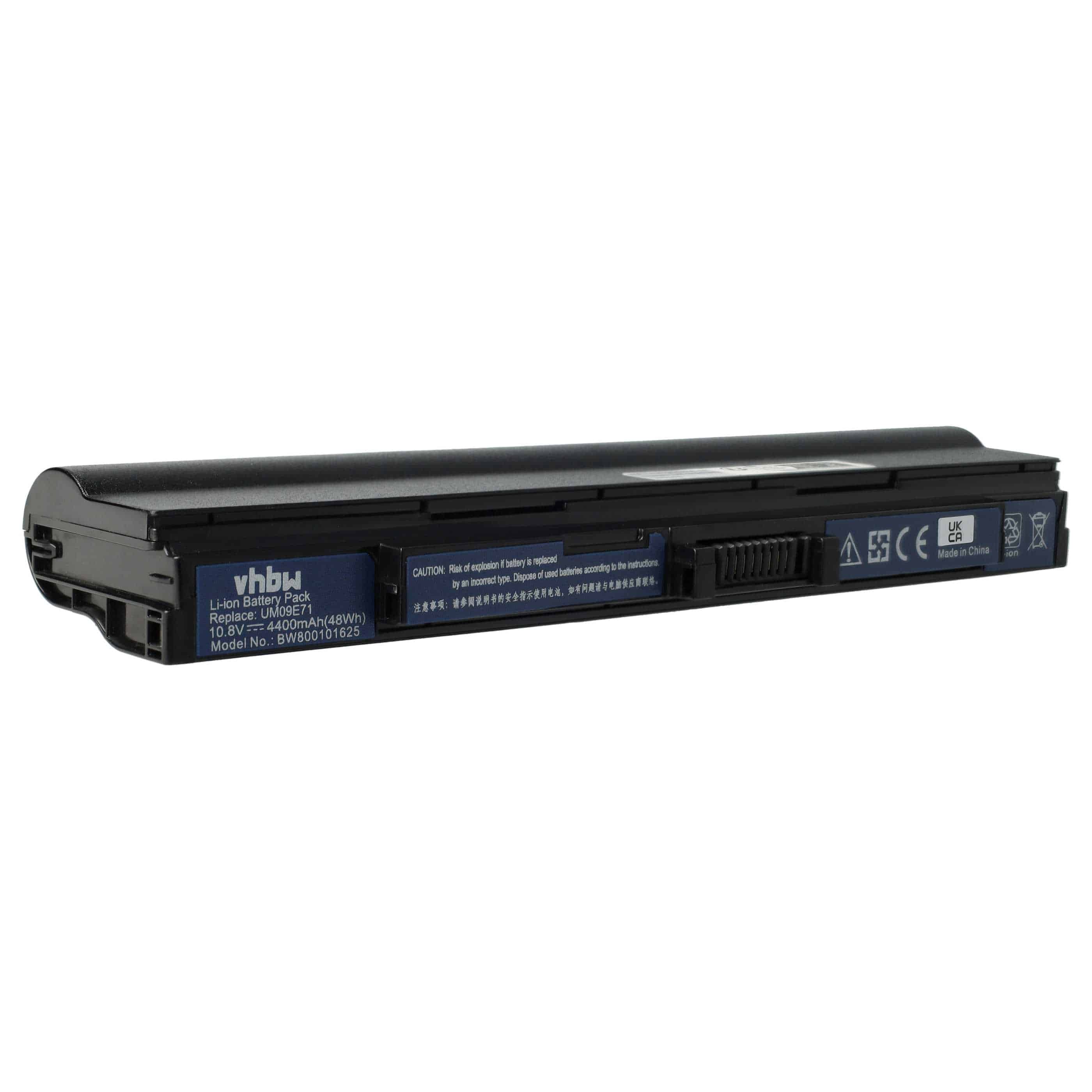 Akumulator do laptopa zamiennik Acer 934T2039F, 934T2055F, AK.006BT.033 - 4400 mAh 11,1 V Li-Ion, czarny