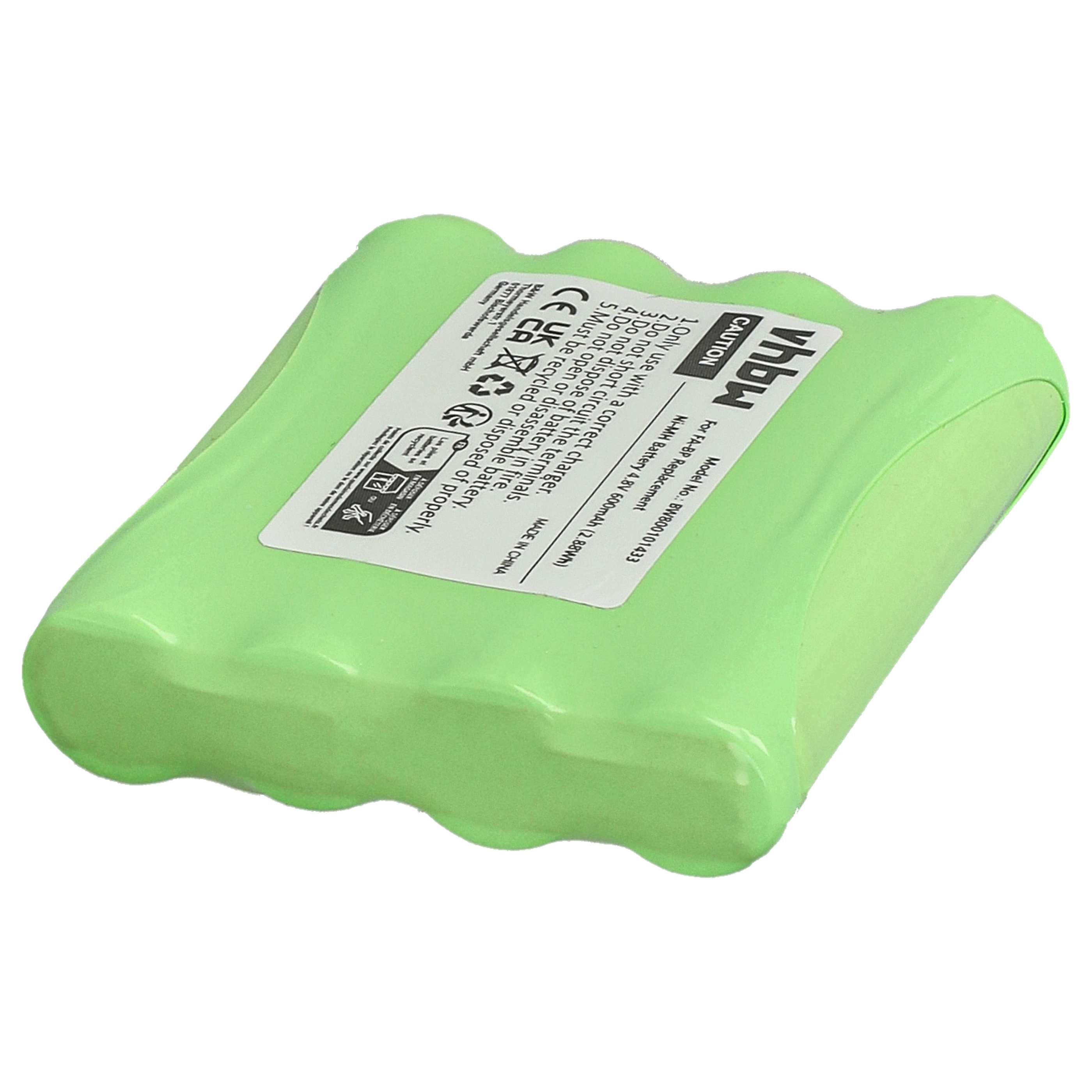 Radio Battery replaces Cobra FA-BP, GA-CT, GA-CR, GA-CM, FA-CK - 600 mAh 4.8 V NiMH