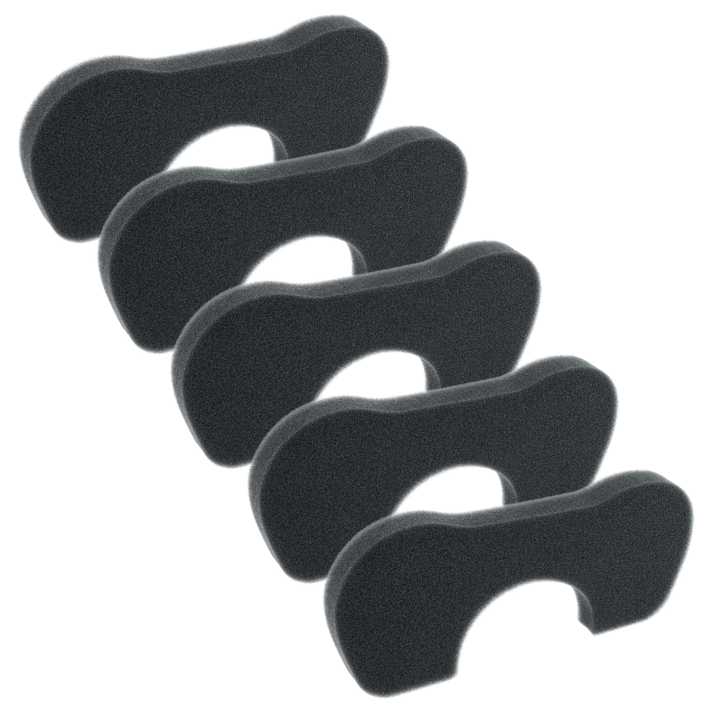 5x Filterfoam filter replaces Bosch 12013242 for Bosch Vacuum Cleaner