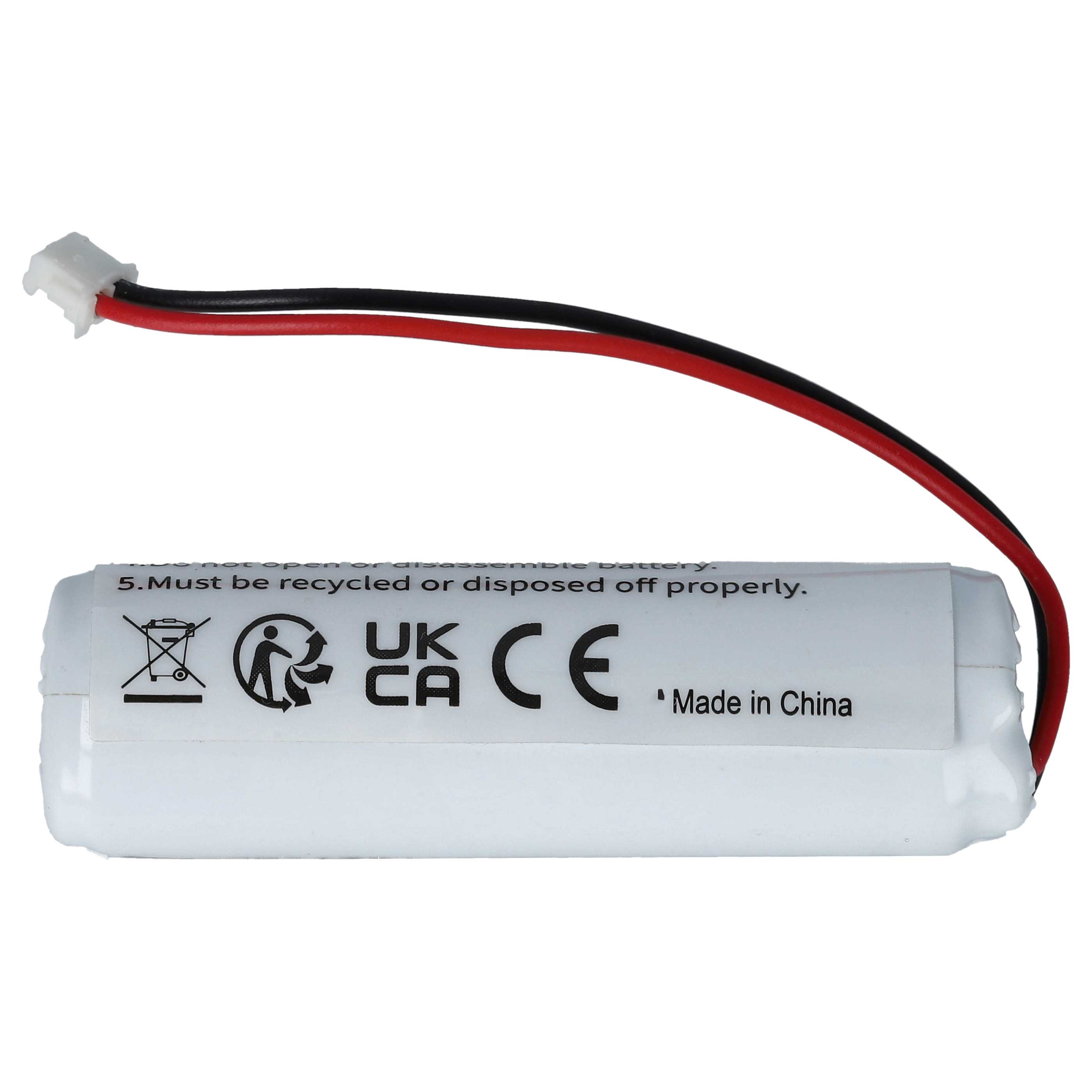 Batterie remplace Datalogic 10-4765, EP0906, 5-3112 pour scanner de code-barre - 800mAh 3,7V Li-ion