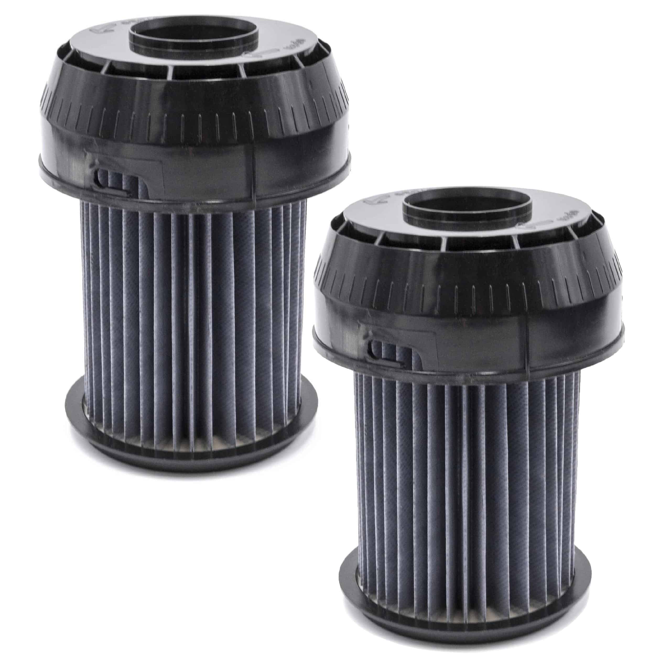 2x Filtro reemplaza Bosch 2609256d46, 00649841 para aspiradora - filtro laminar, negro