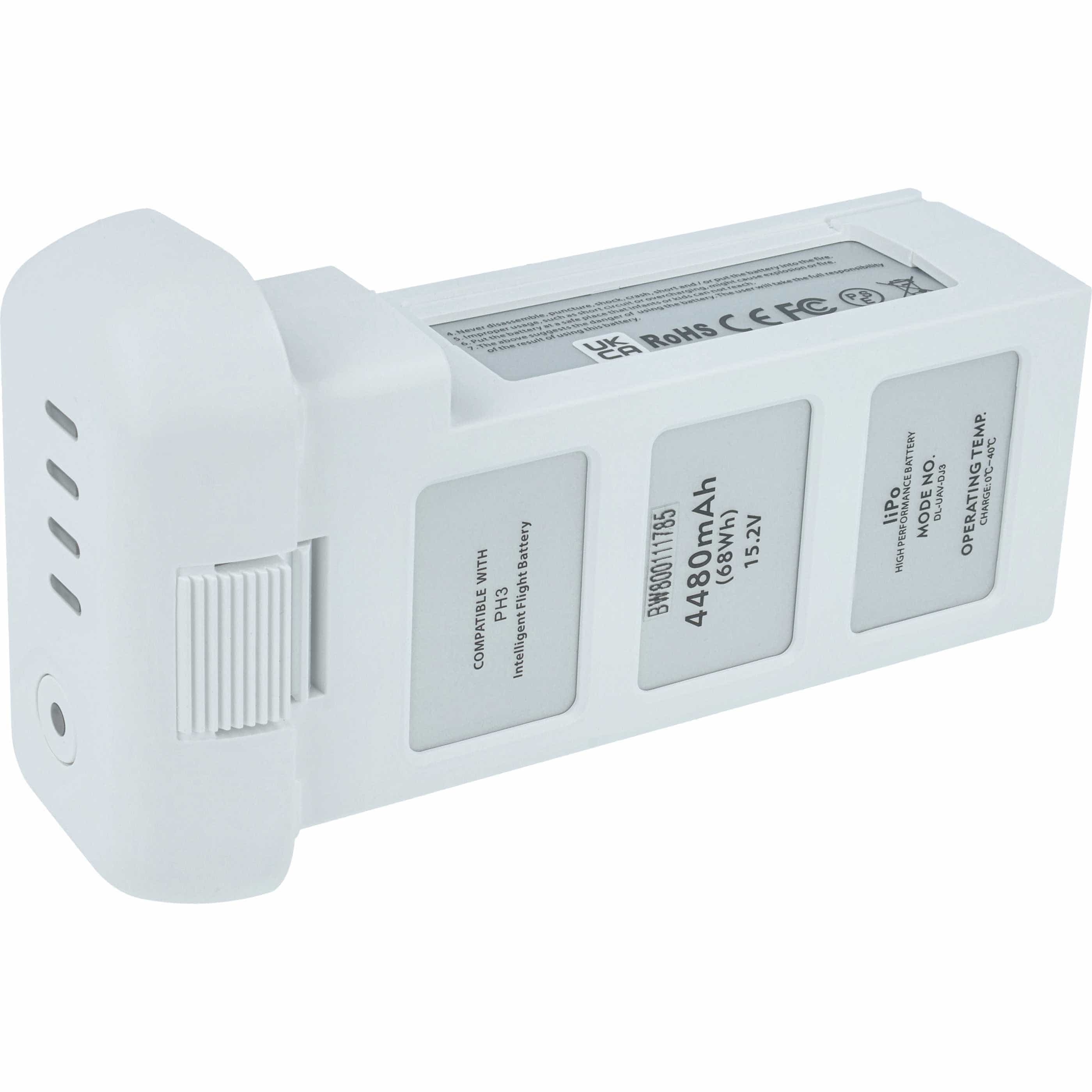 Batterie pour drone DJI Phantom 3 Advanced, 3 Professional, 3- 4500mAh 15,2V Li-polymère