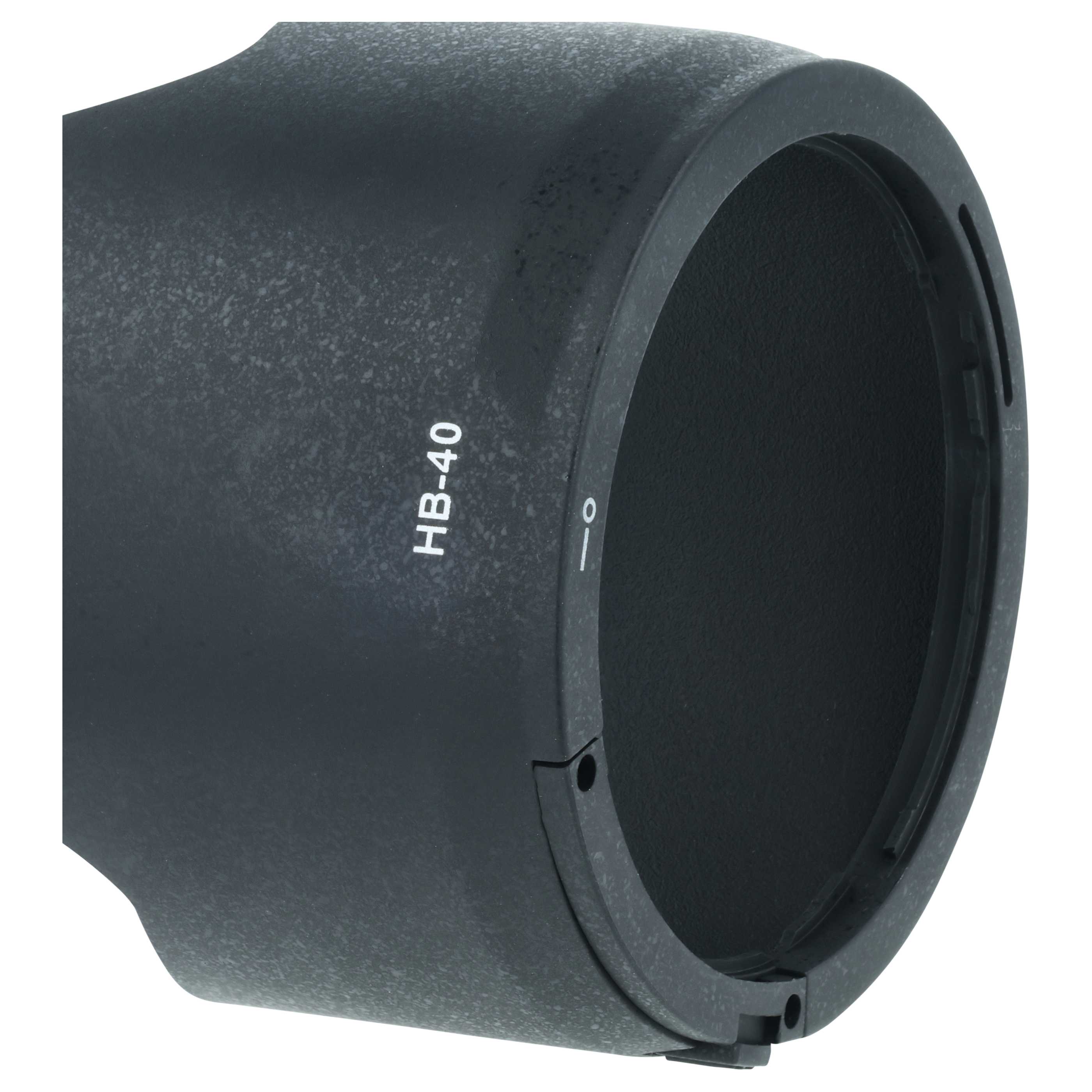 Lens Hood replaces Nikon HB-40 for Nikon Lens with 77 mm Diameter, plastic, black