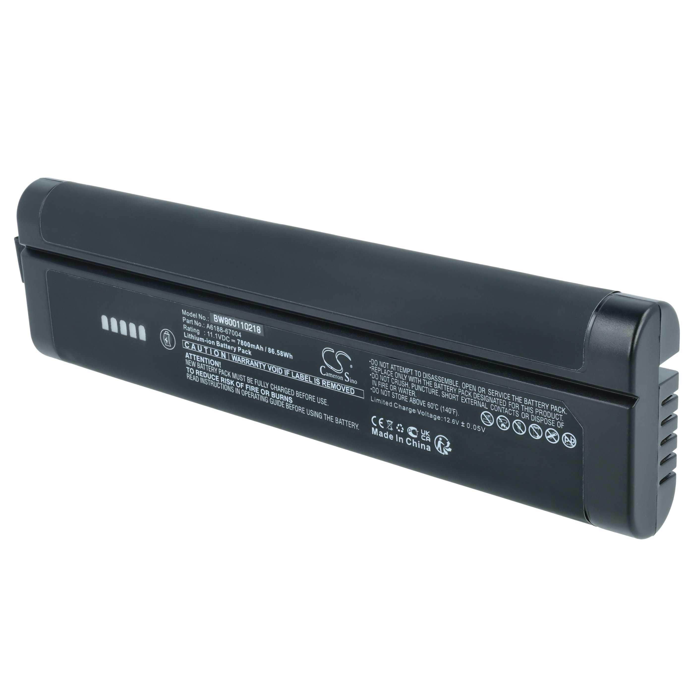 Batterie remplace 989803129131, A6188-67004, 1420-0868 pour contrôleur Raid Philips - 7800mAh 11,1V Li-ion
