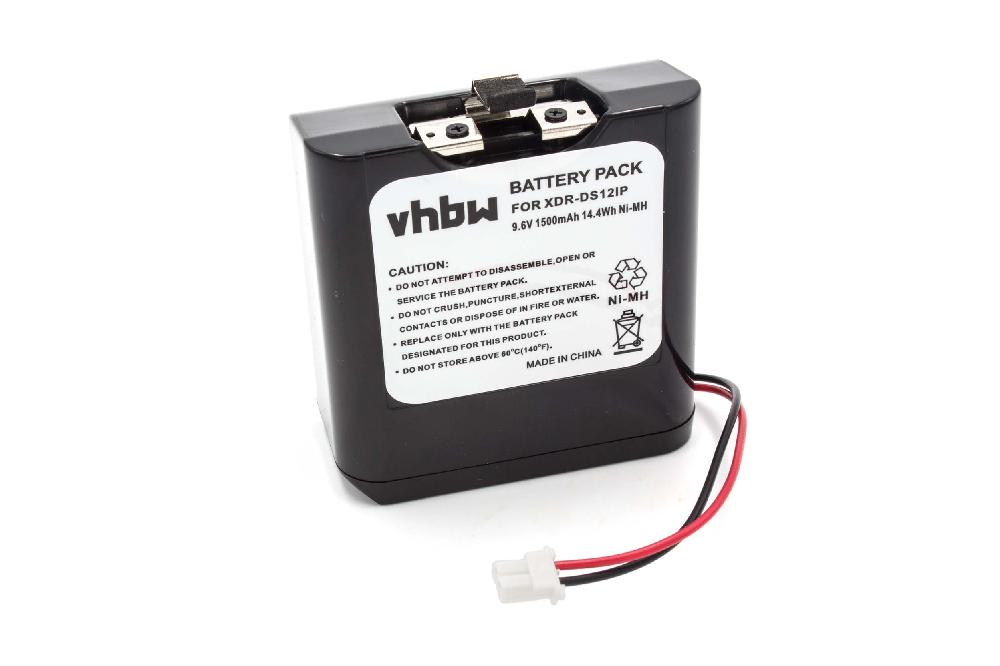  Battery replaces Sony NH-2000RDP for SonyLoudspeaker - NiMH 1500 mAh